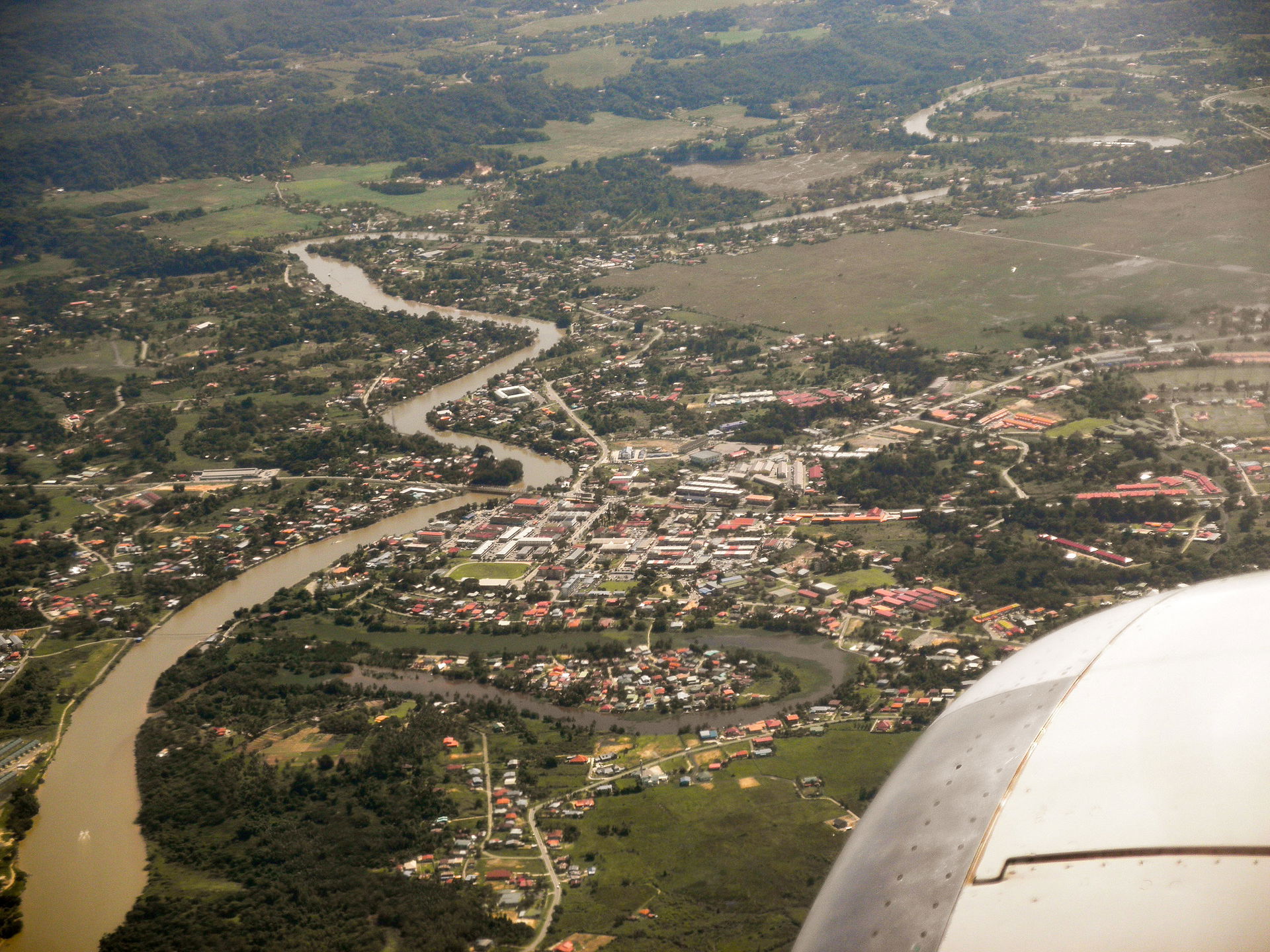 Finally, I was happy to see the coast of Sabah loom into view! …