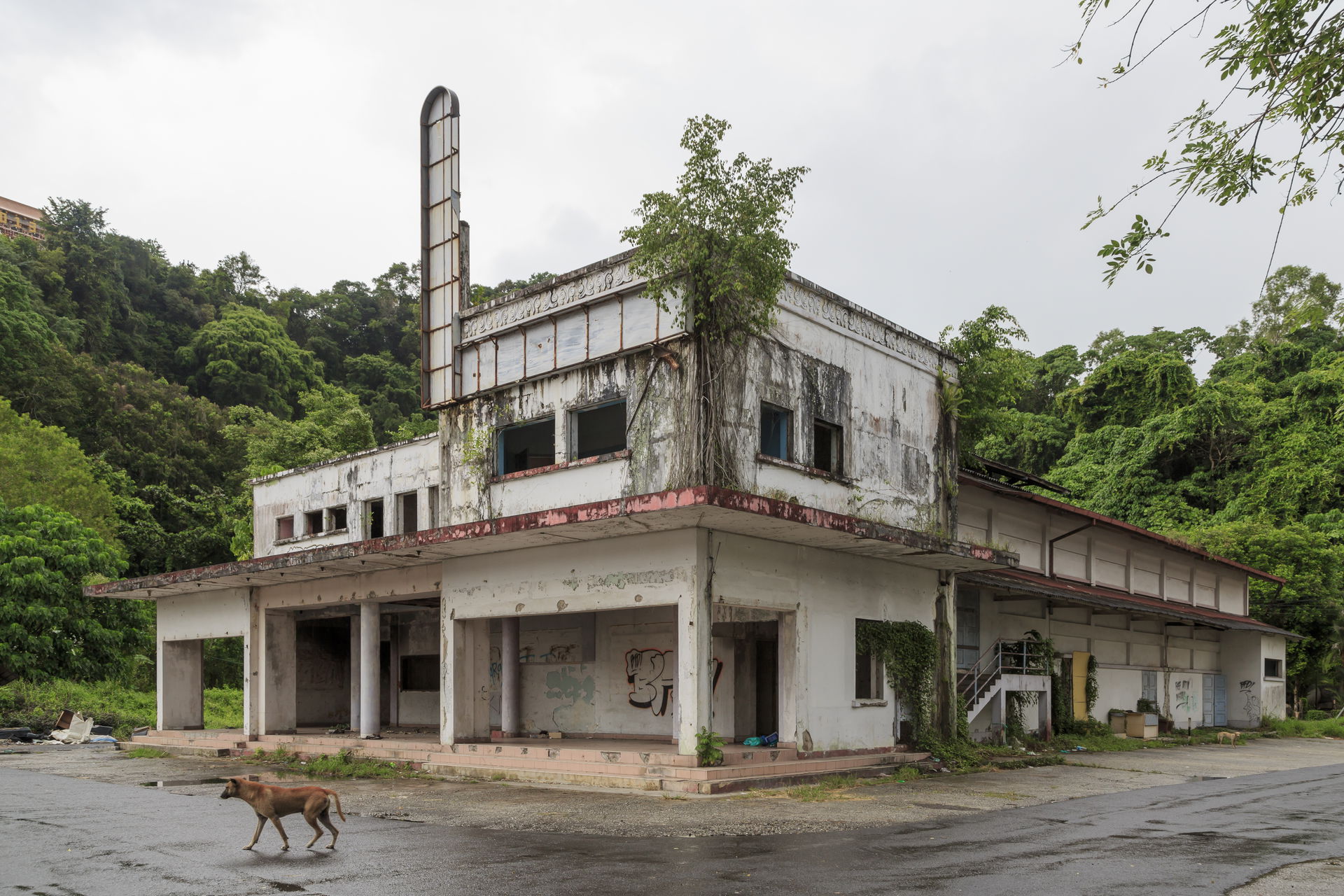 Sandakan, Sabah: Abandoned cinema in Tanah Merah, a quarter of …