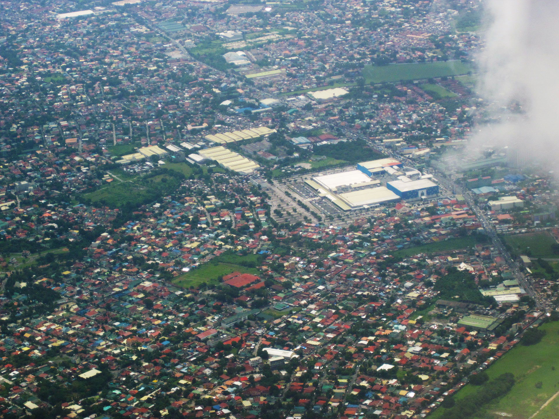 An aerial photograph of Barangay Talon of Las Pinas City Philip…