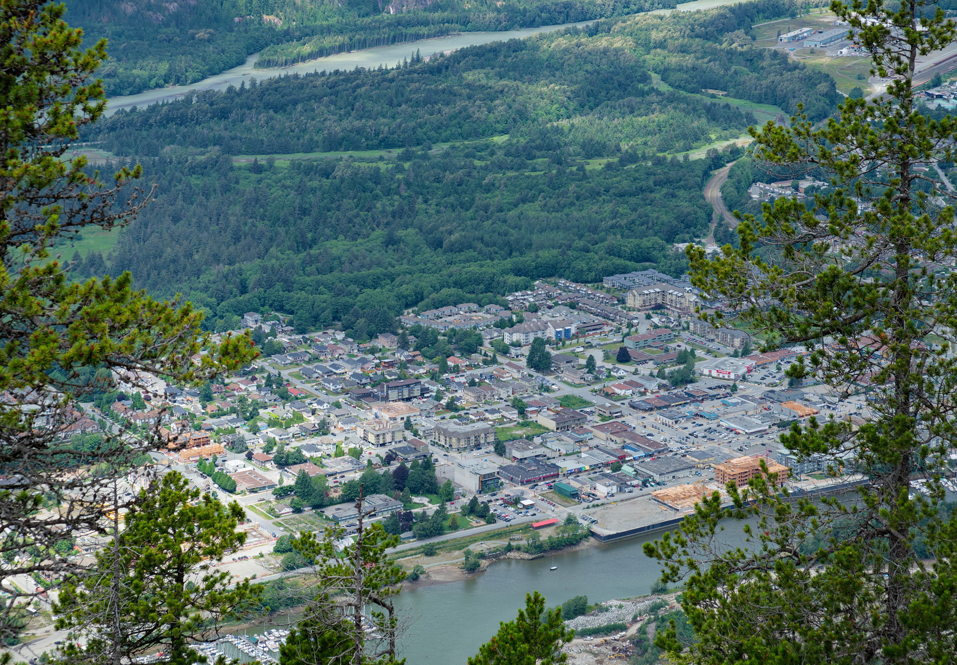 View of Squamish from the Chief Hike in Stawamus Chief Provinci…