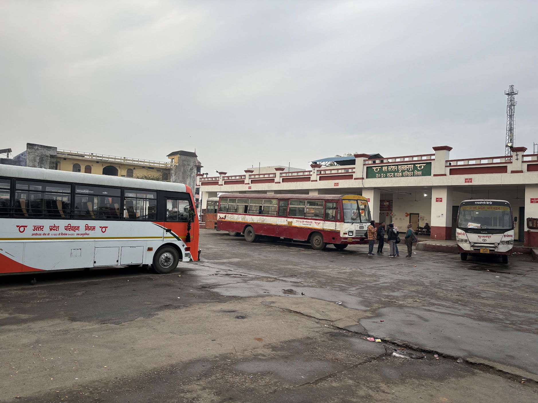 Sultanpur bus depot serves as a major transportation hub for bo…
