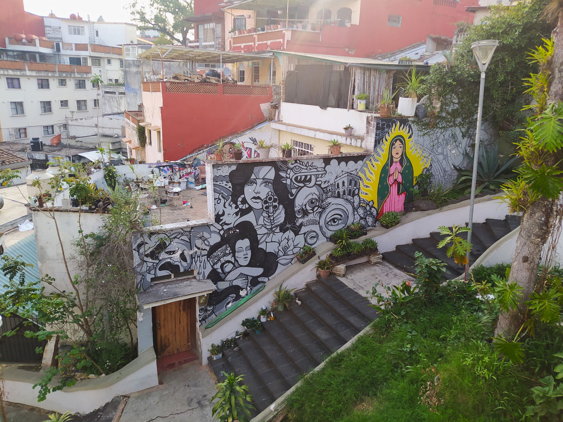 Mural en el centro de Xalapa, Veracruz, abril, 2023.