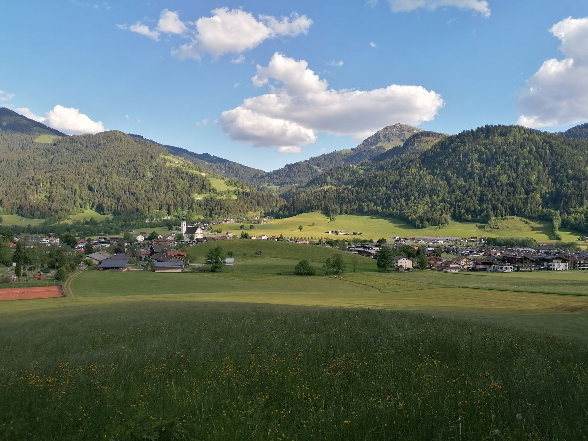 Söll am Wilden Kaiser von Norden