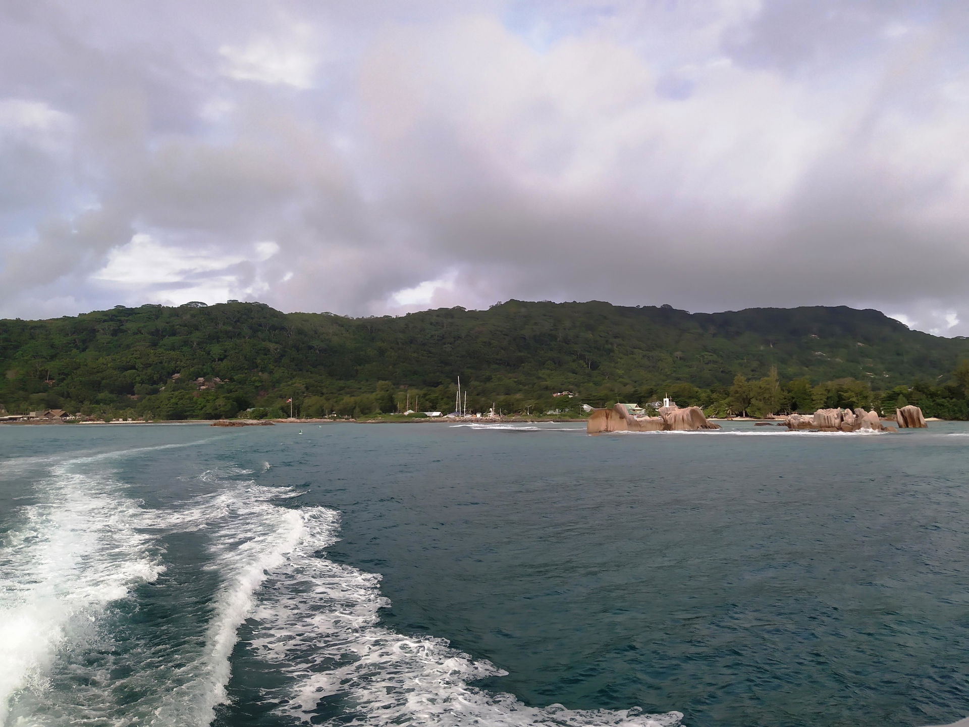Coast of La Digue, Seychelles