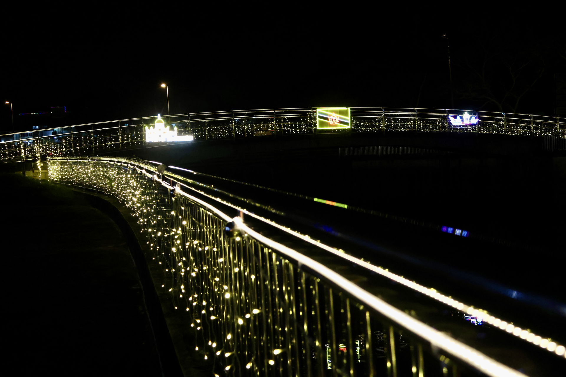 Gadong at night on 15 September 2024.