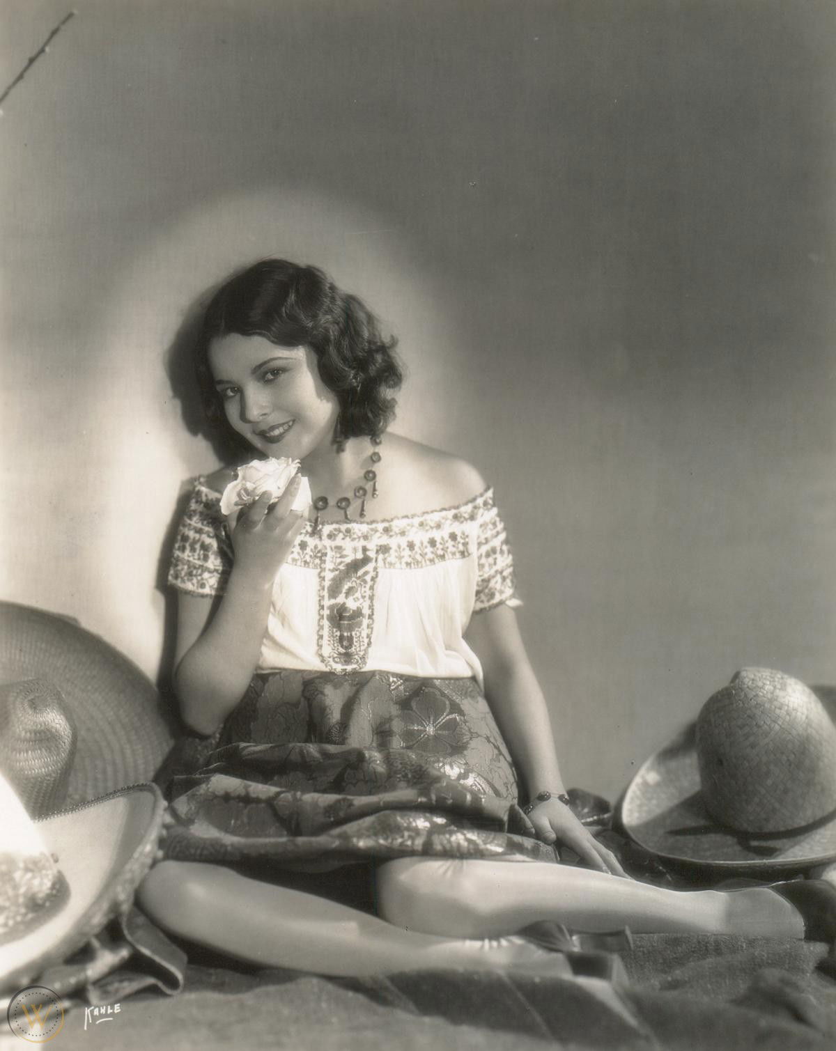Mexican actress Lupita Tovar in a publicity photo taken by Ale…