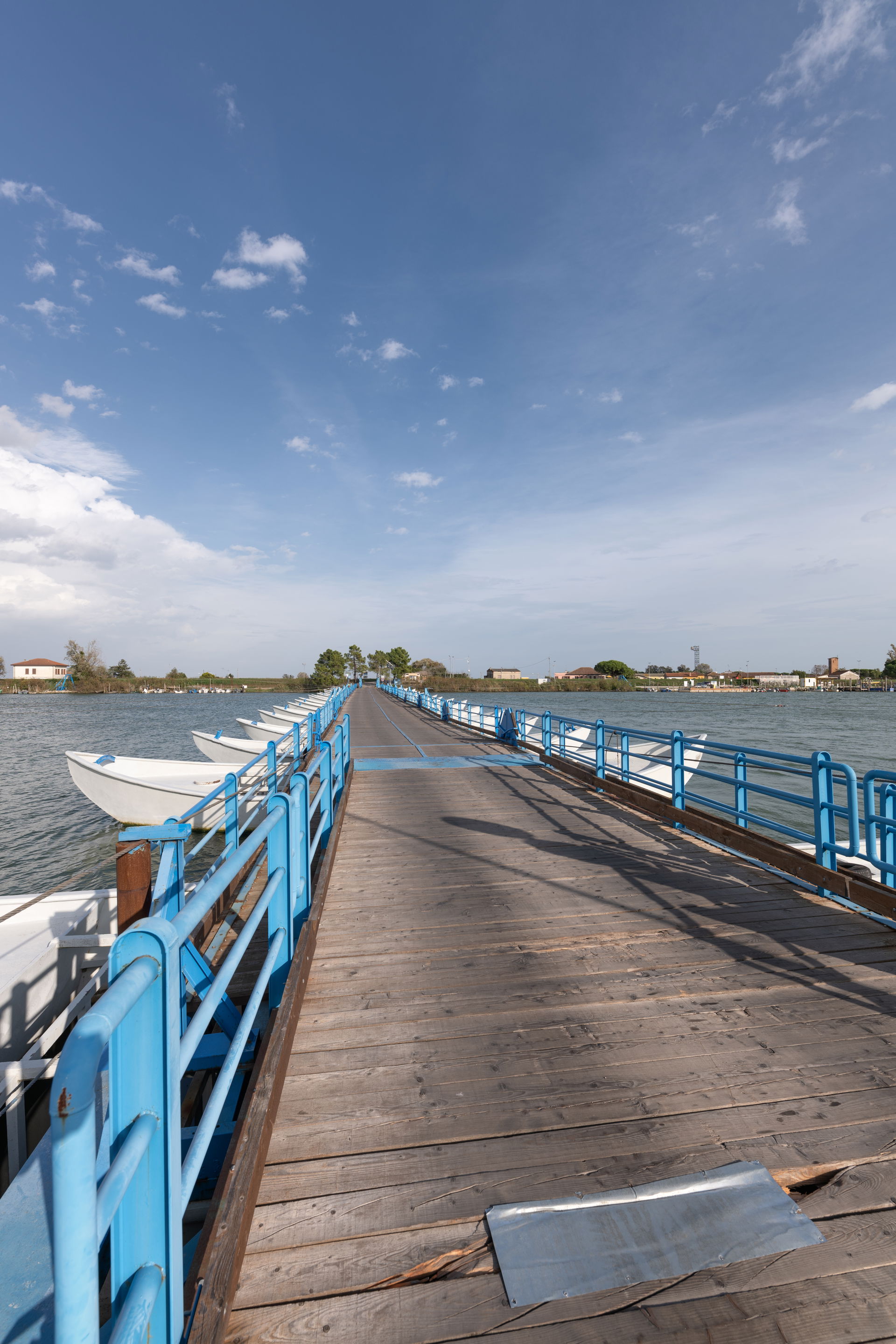 Ponte di barche di Santa Giulia - Taglio di Po, Rovigo, Italia