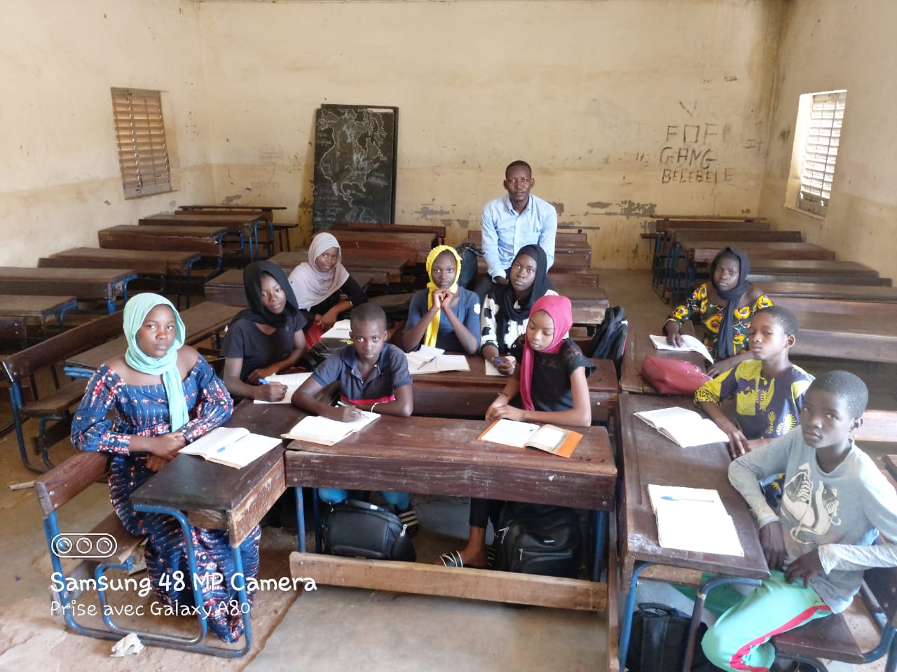 LES ÉLÈVES DE L'ÉCOLE DE KOULIKORO