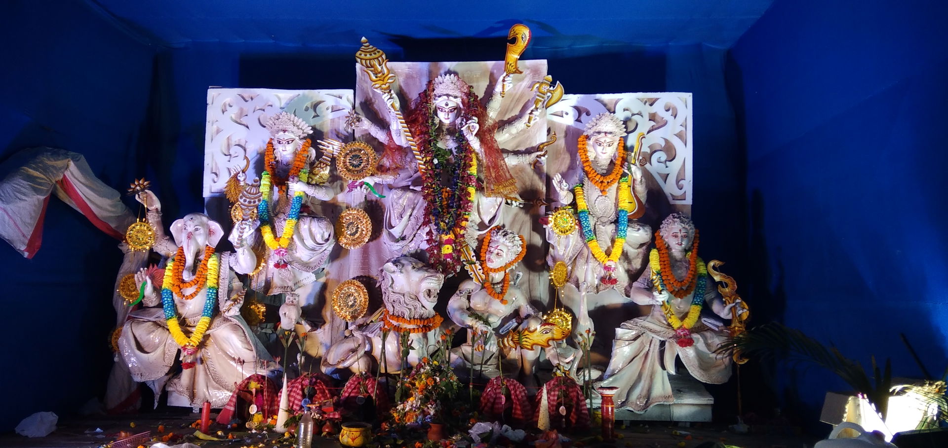 Durga Idol in Bangaon