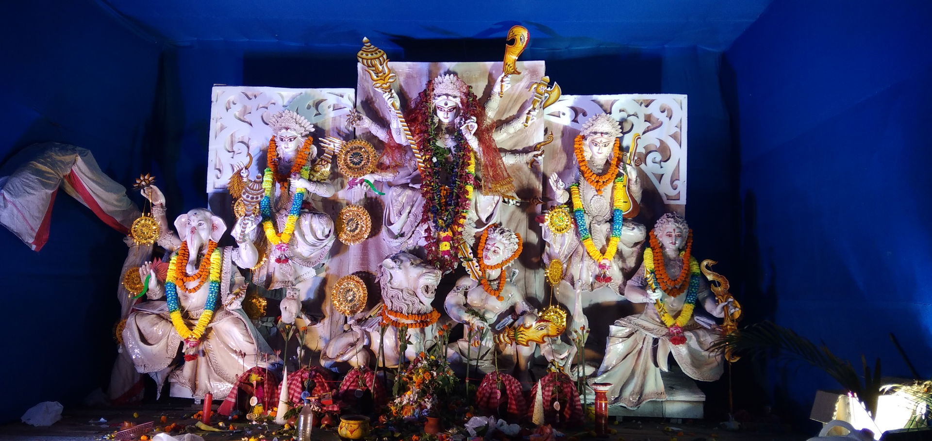 Durga Idol in Bangaon