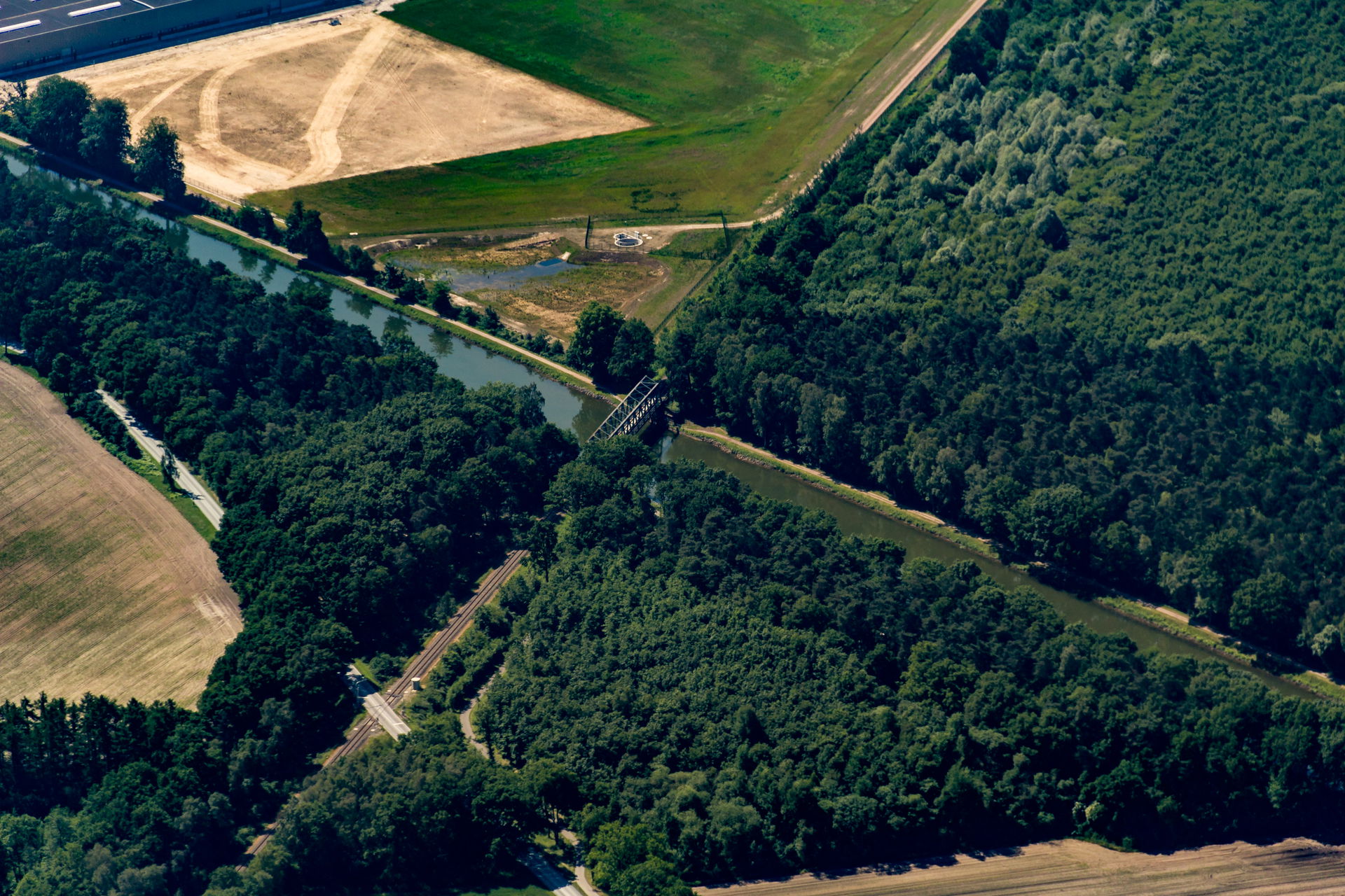 Dortmund-Ems Canal, Rheine, North Rhine-Westphalia, Germany
