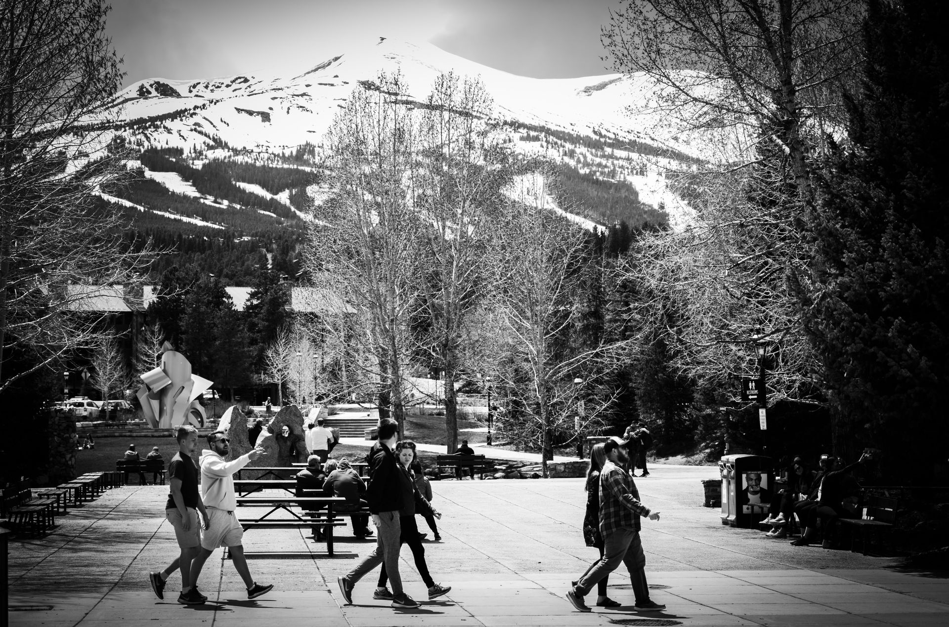 Strolling in the mountains of Breckenridge