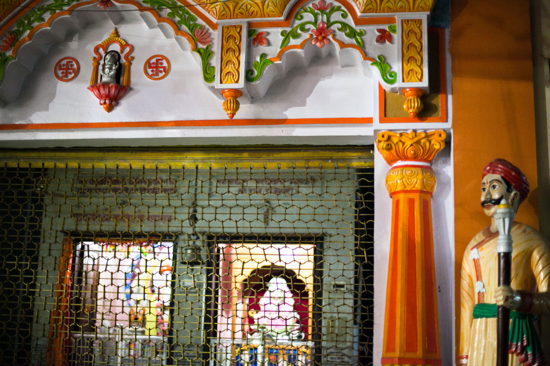 Hanuman tilla at night