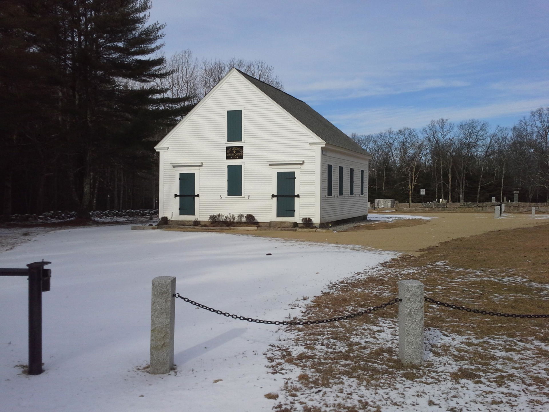 West Greenwich Baptist Church in West Greenwich Rhode Island RI