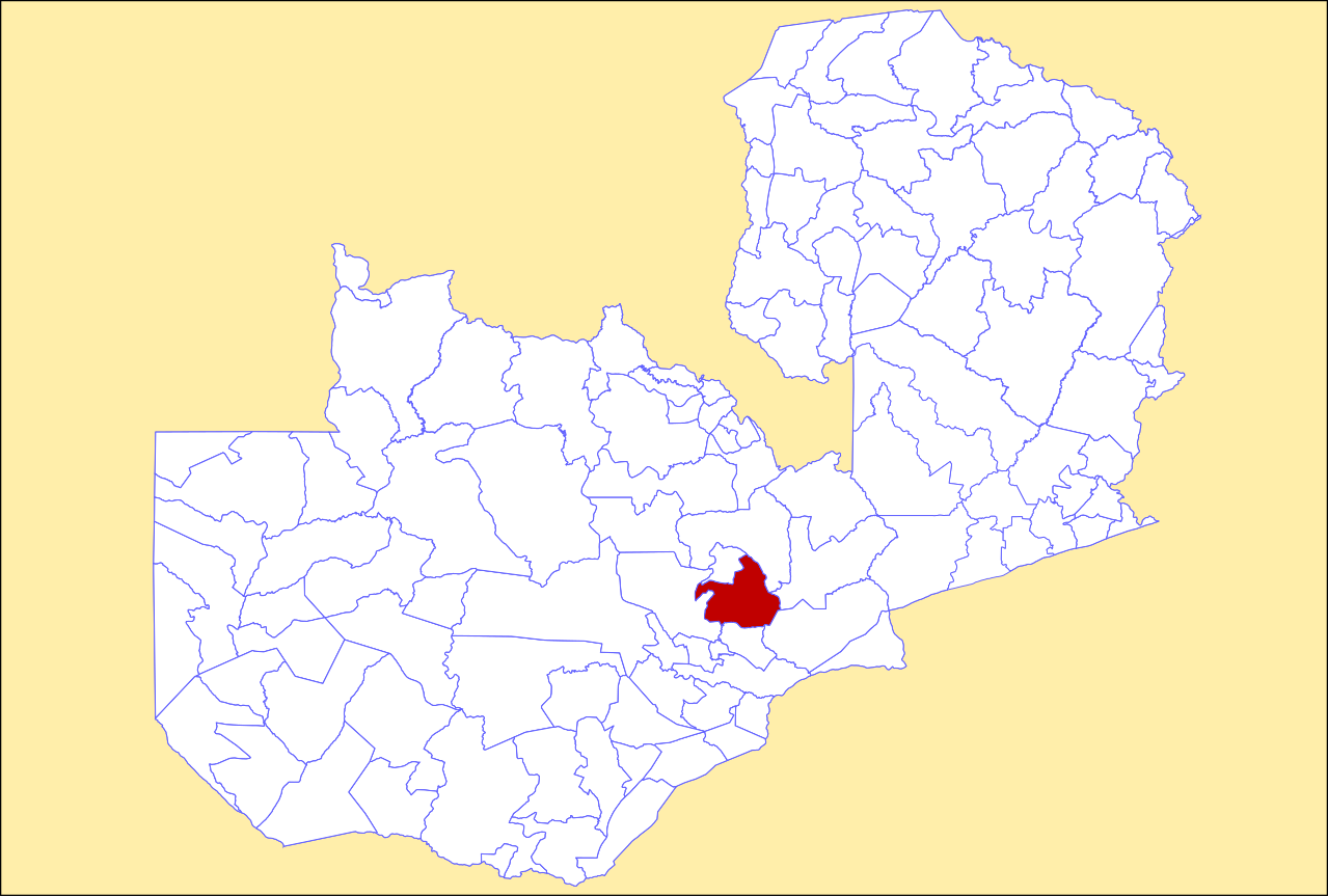Locator maps of Chisamba District, Zambia