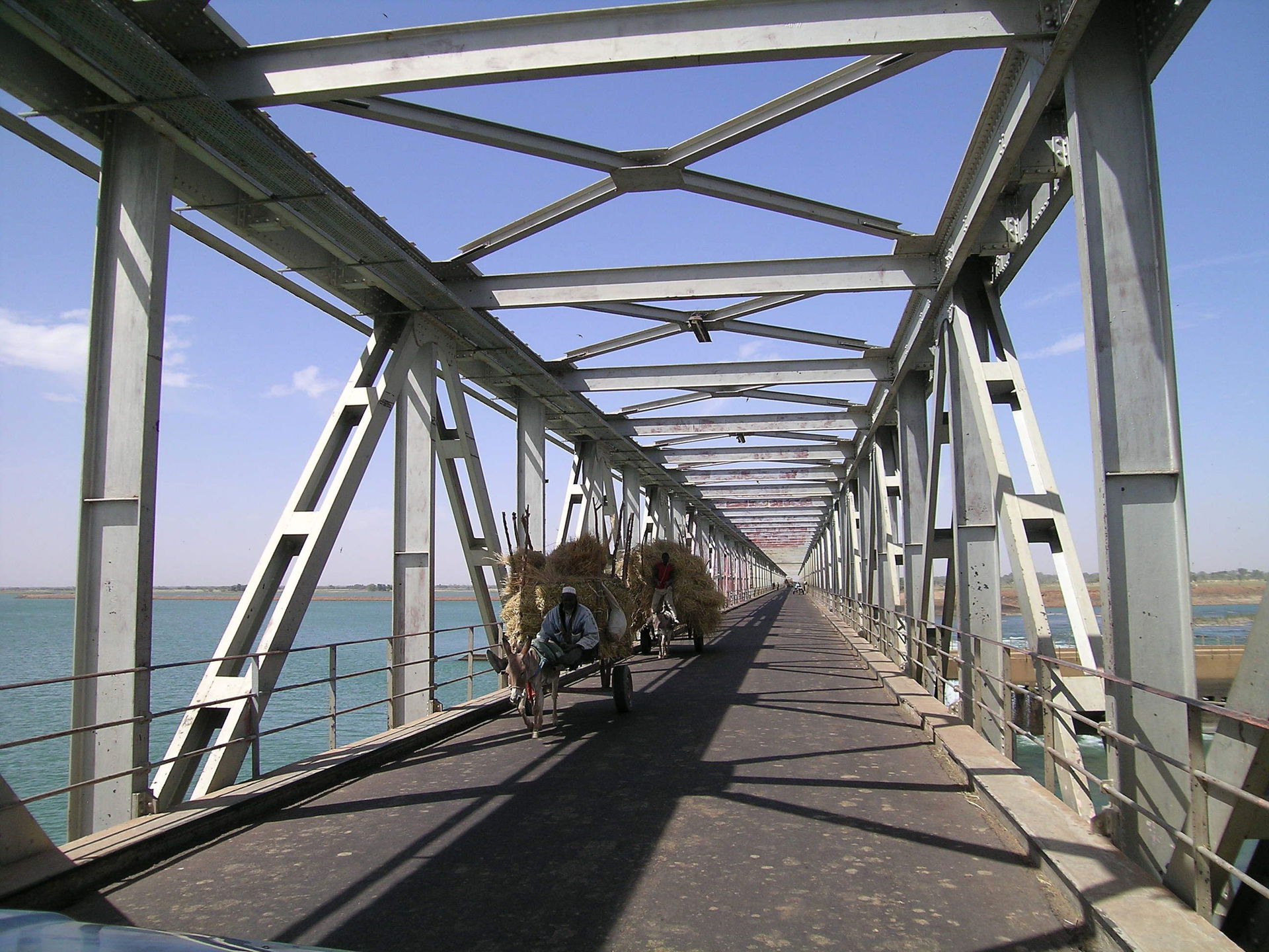 Markala's bridge on River Niger.