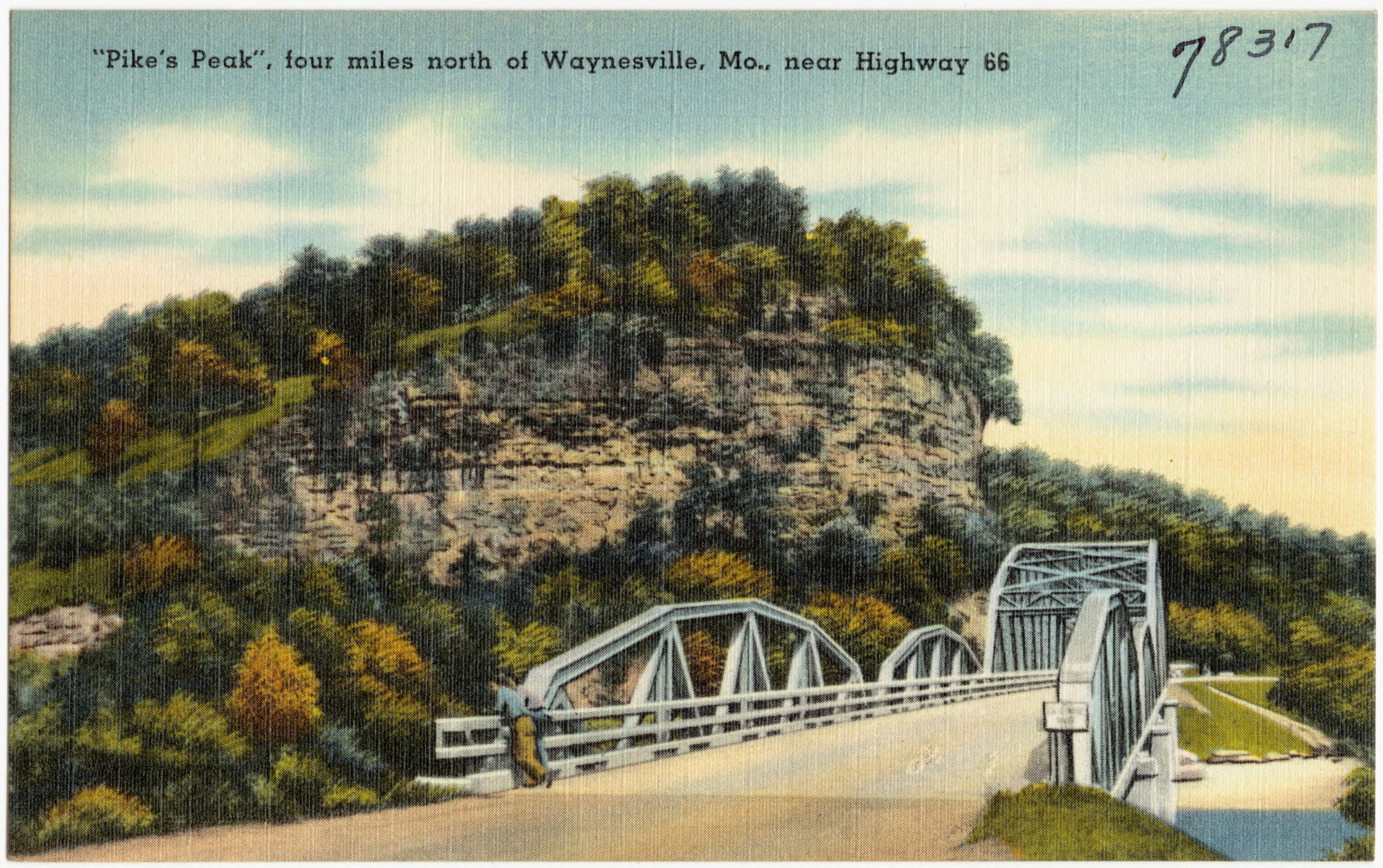 Title: "Pike's Peak", four miles north of Waynesville, Mo., nea…