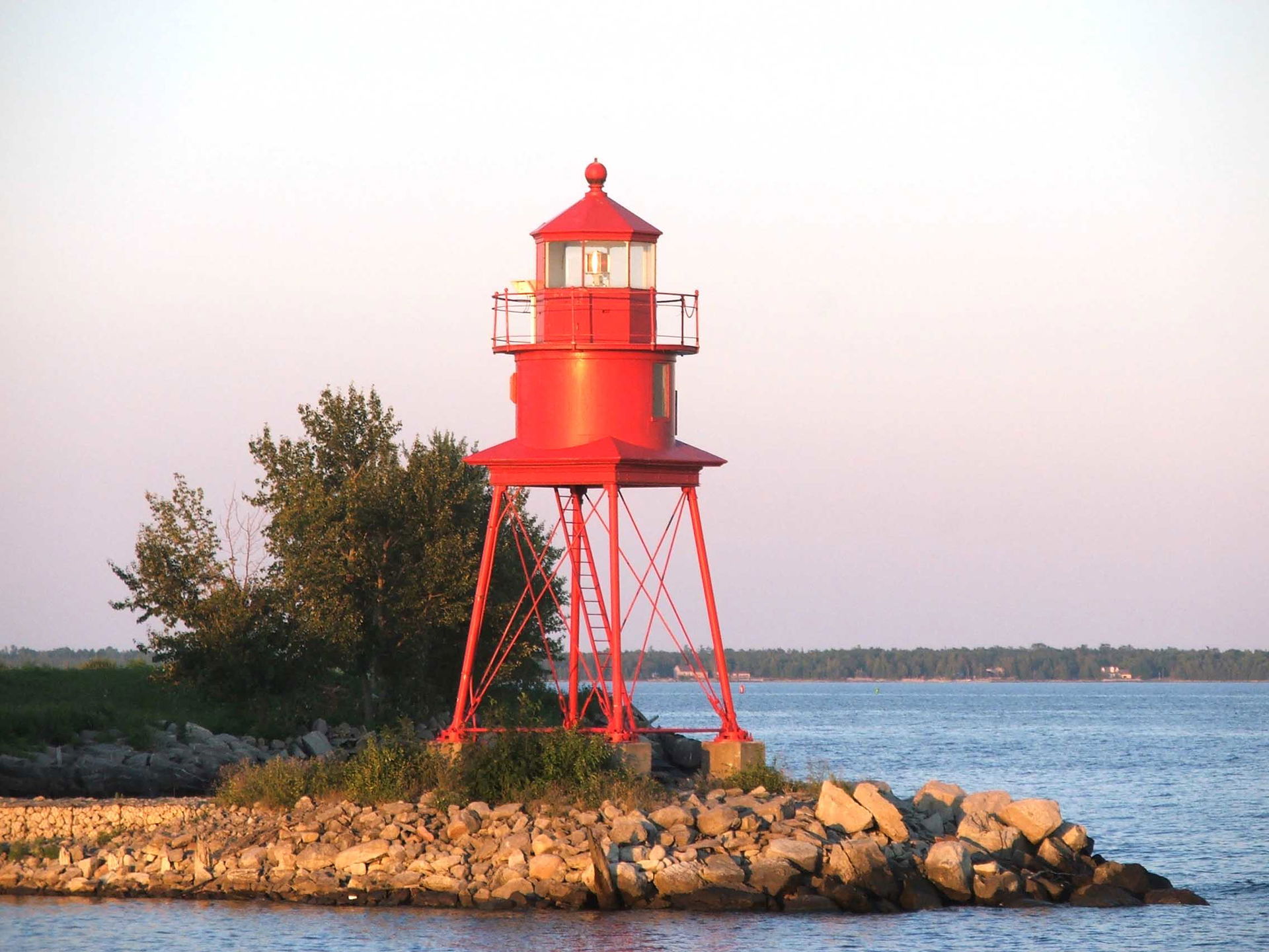 Lighthouse at the Alpena Marina
