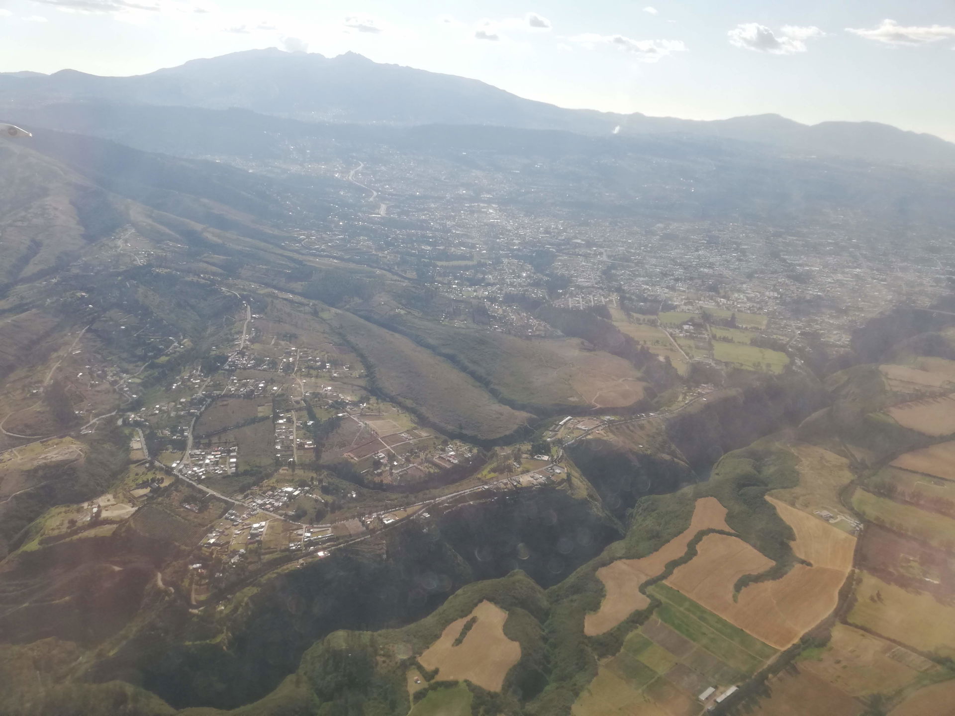 This aerial the North Eastern Slopes of the Mountain Ilaló (to …