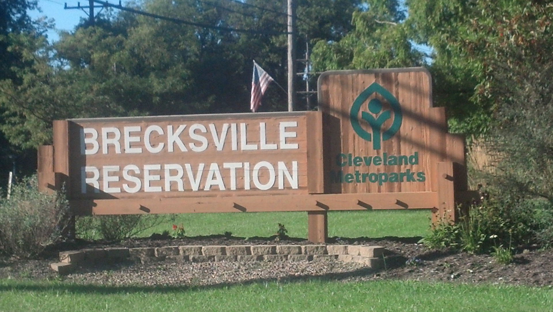 Brecksville Reservation Entrance Sign