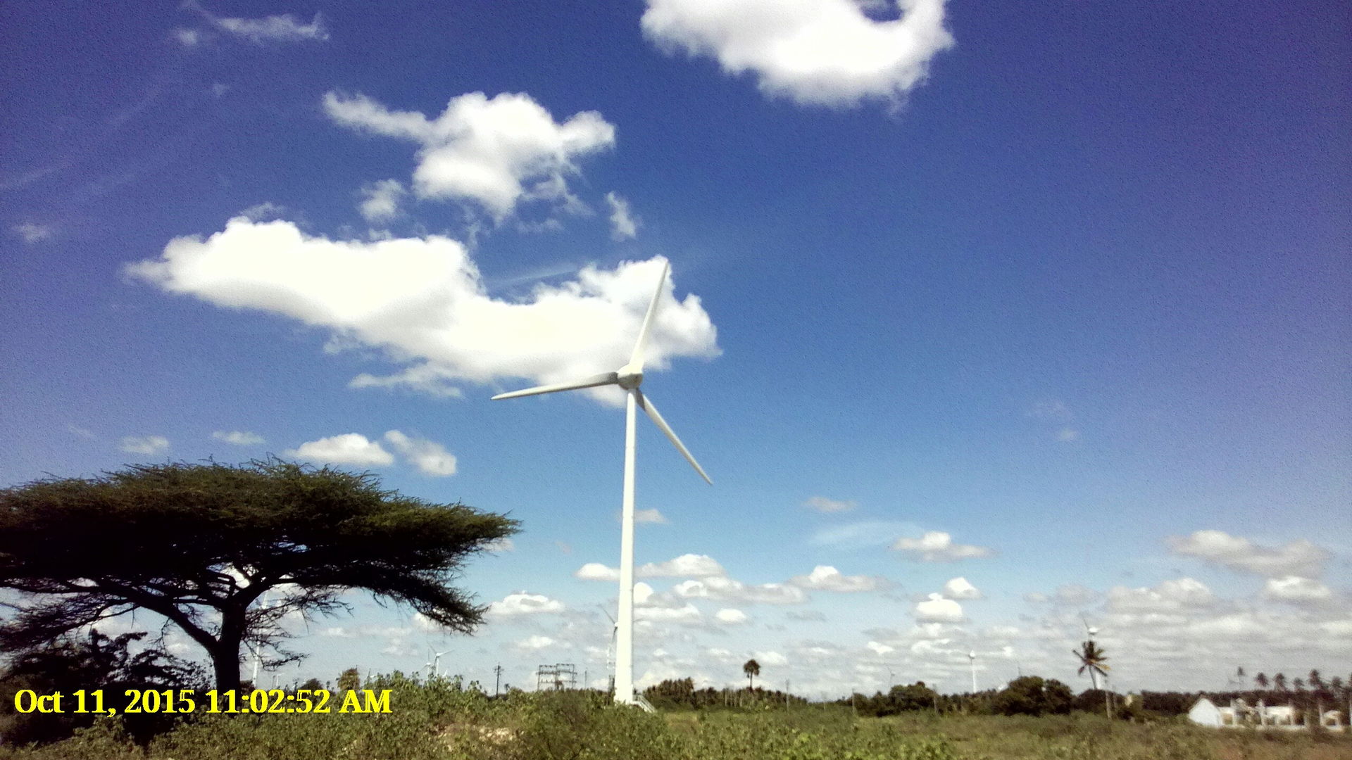 Pollachi wind turbine, India