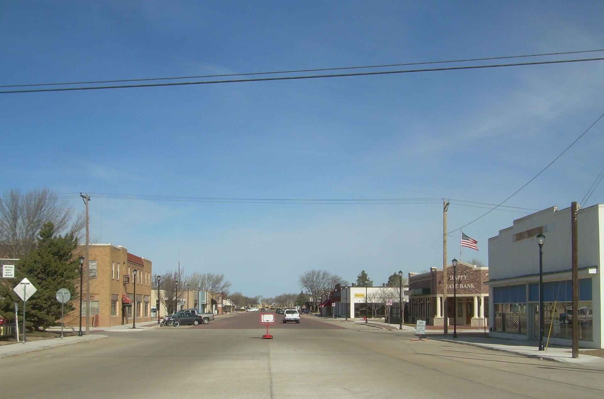 Downtown Stratford, Texas.