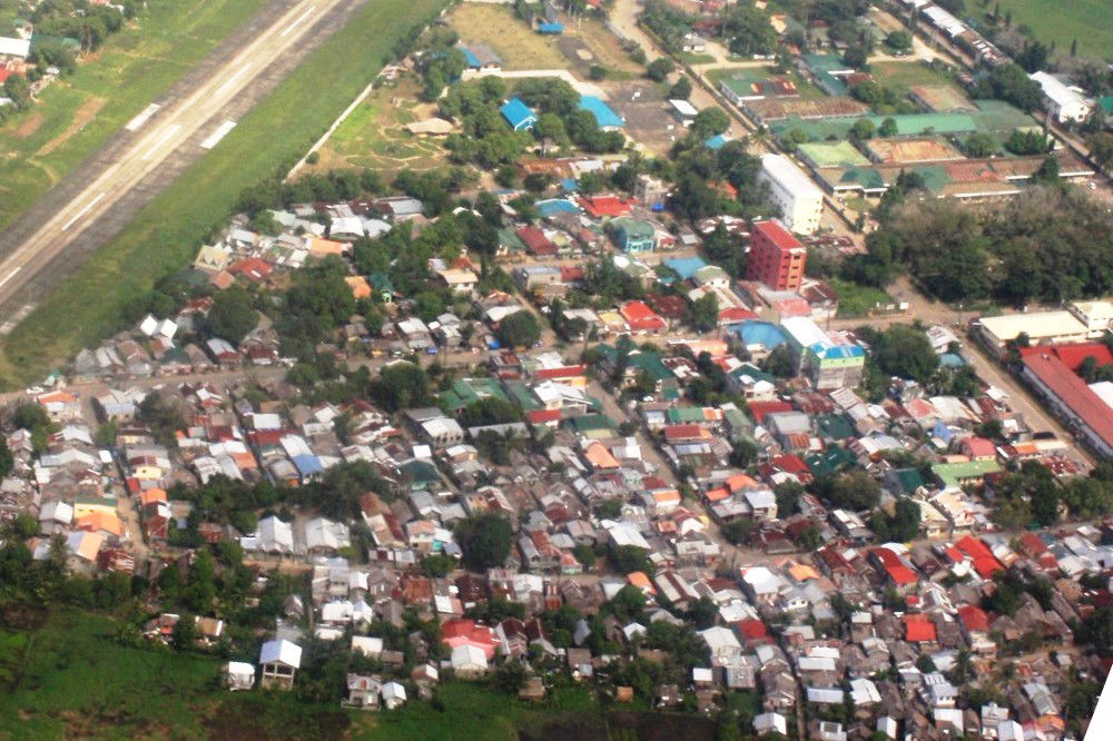 Aerial shot of Catarman, Northern Samar, Philippines.