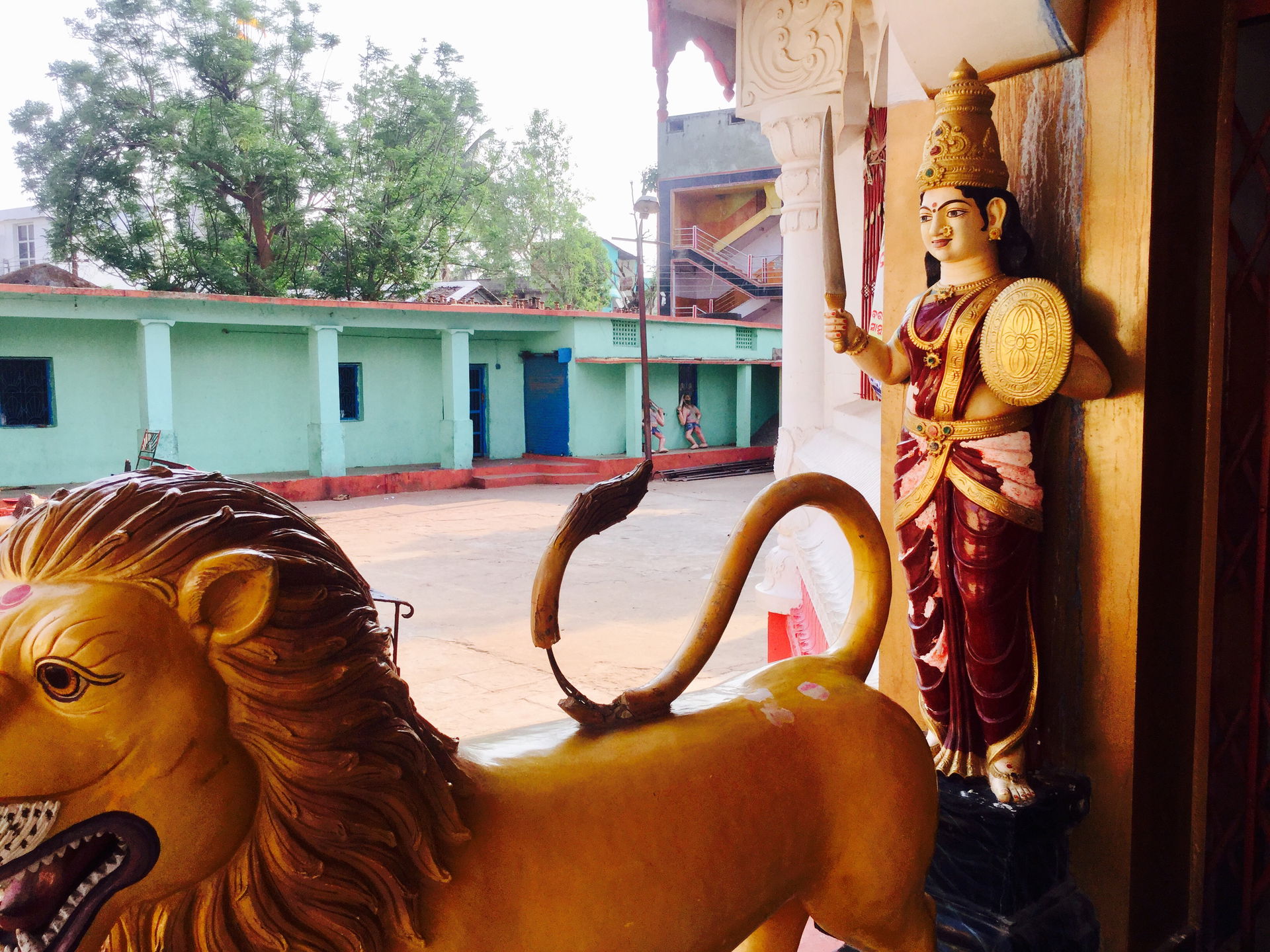 The shrine of Goddess Bhandara Gharani, the presiding deity of …