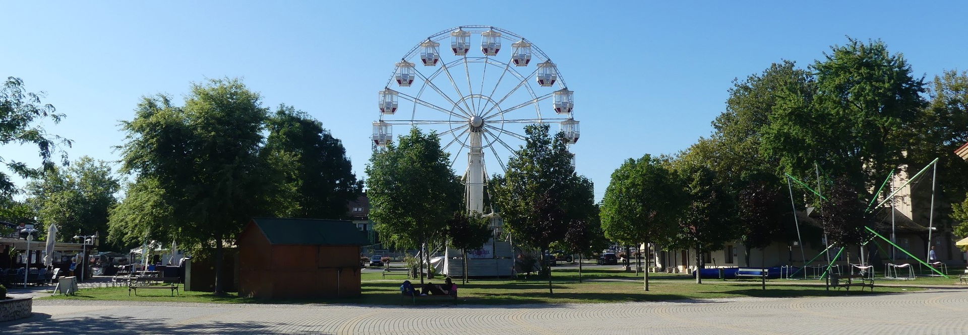 Fonyód. Central Europe.