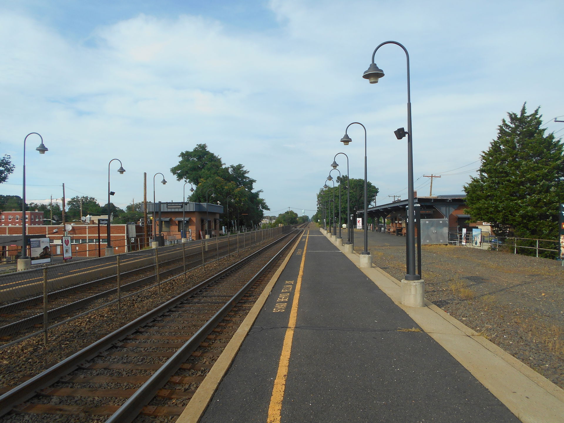 The Dunellen New Jersey Transit station in Dunellen, New Jersey.