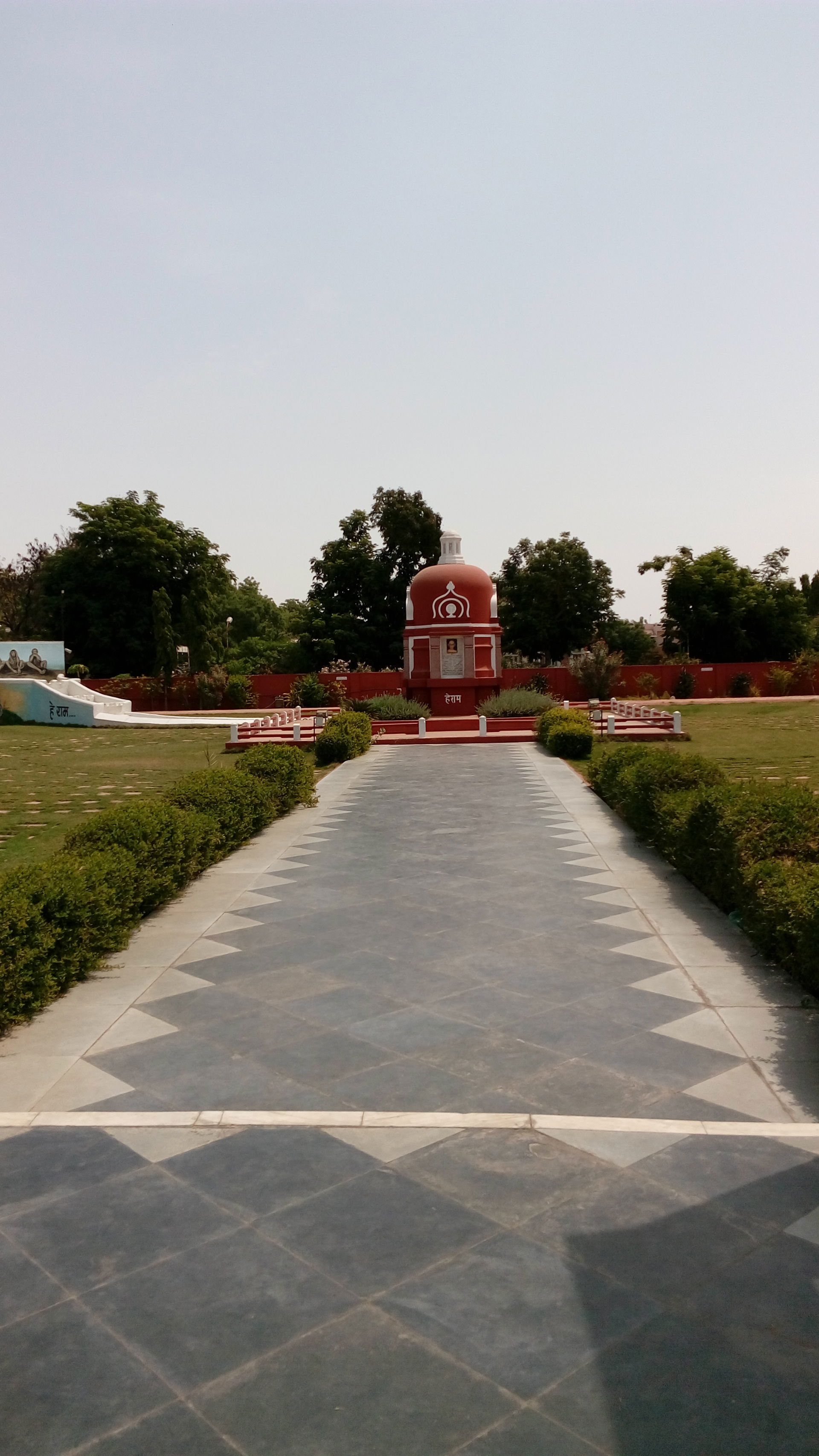 Gandhi Samadhi, a memorial dedicated to Mahatma Gandhi in Adipu…