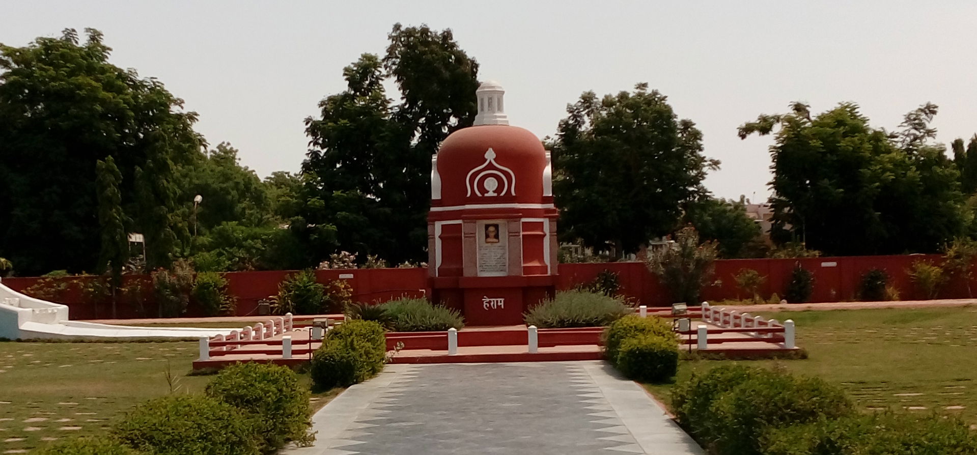 Gandhi Samadhi, a memorial dedicated to Mahatma Gandhi in Adipu…