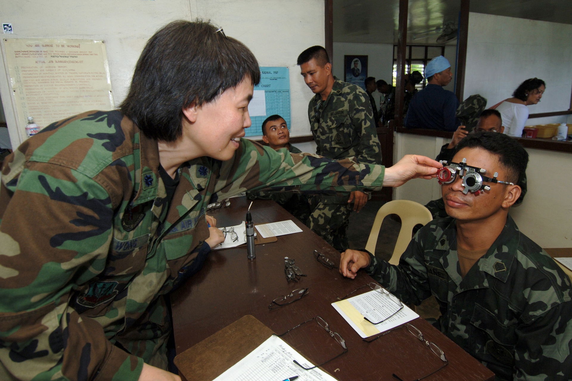 Tawi Tawi, Philippines (June 13, 2006) - U.S. Air Force Lt. Col…