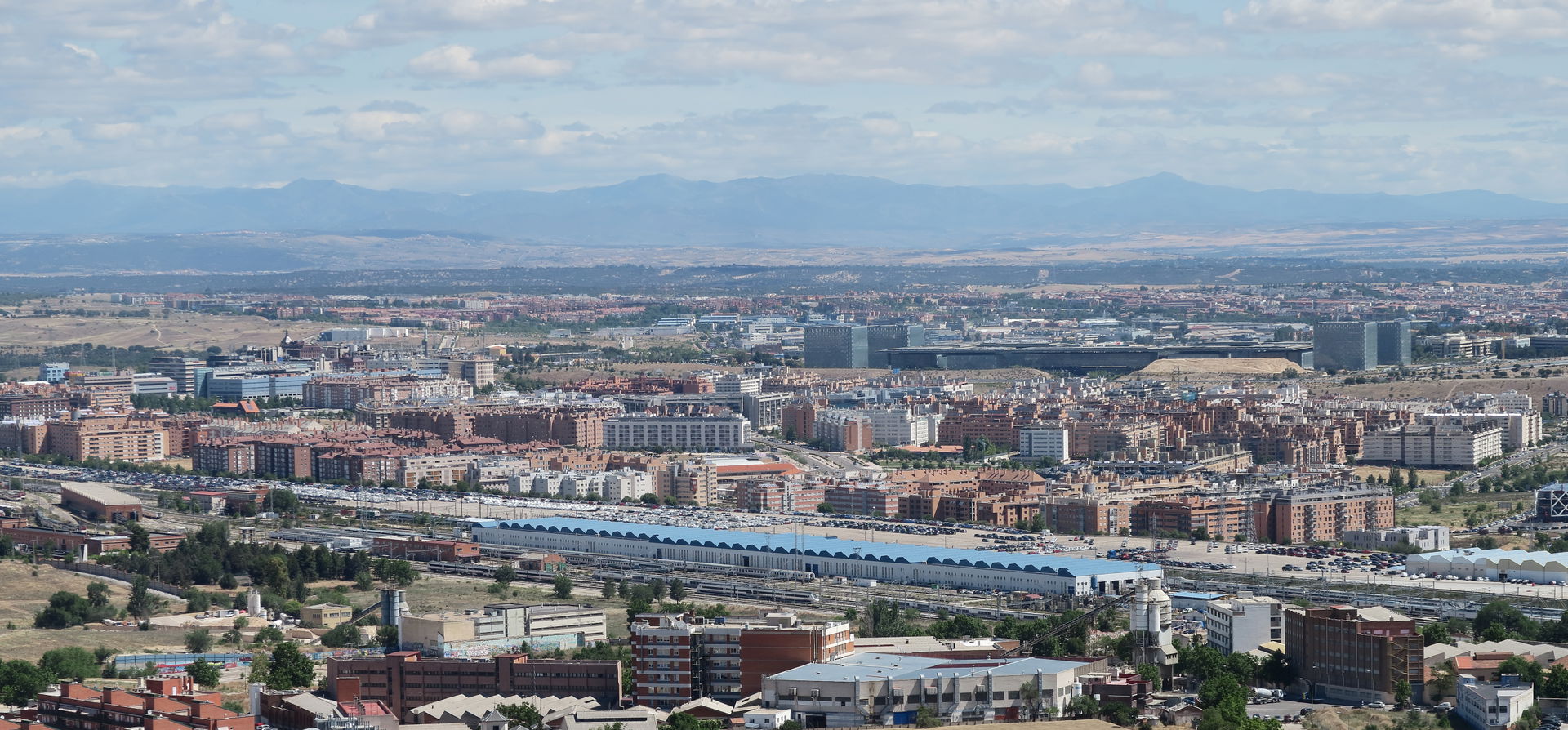 Las Tablas (Madrid), desde la Torre Espacio