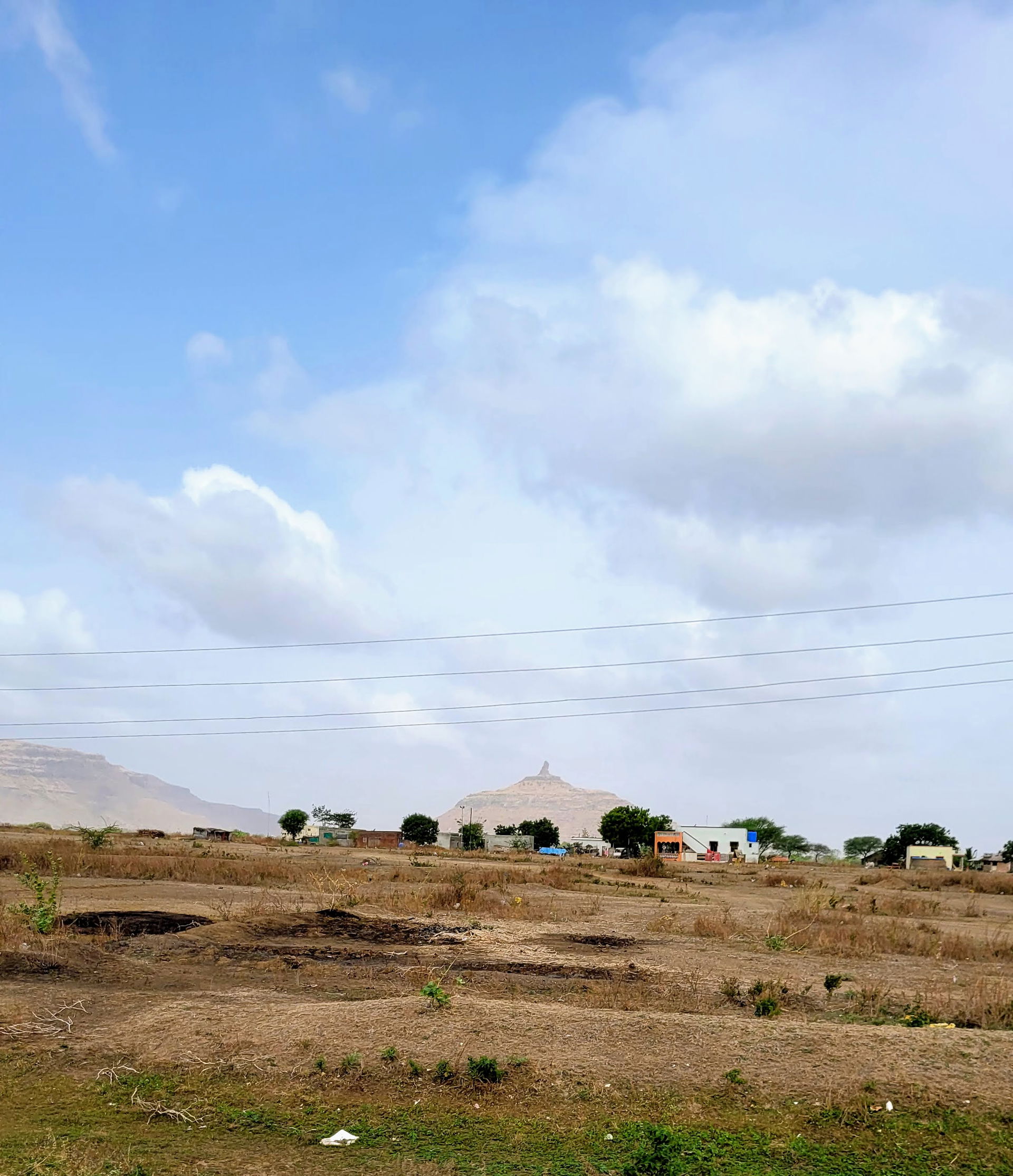 Thumb resembling structure on mountain near manmad junction