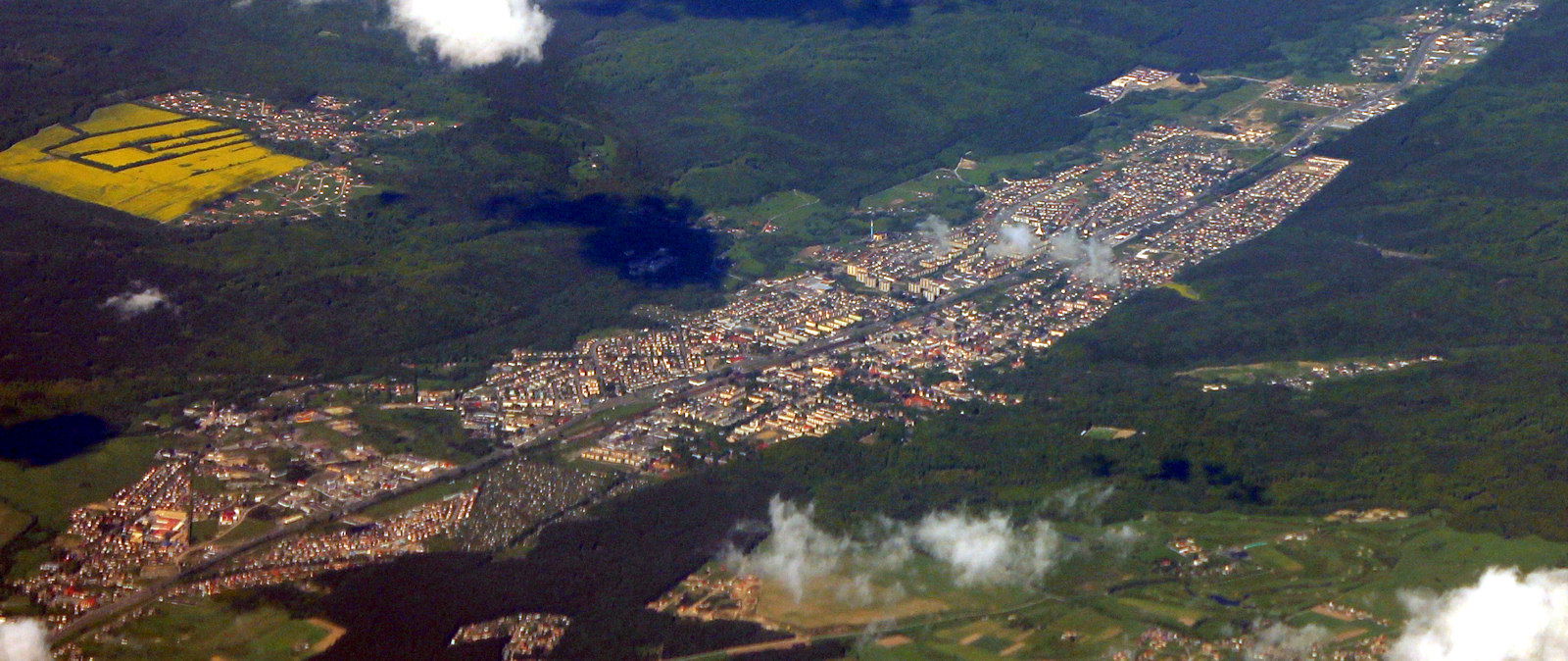 Wejherowo, Poland. Aerial view.
