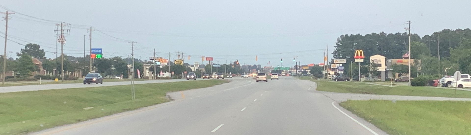 Western Boulevard in Jacksonville, North Carolina.