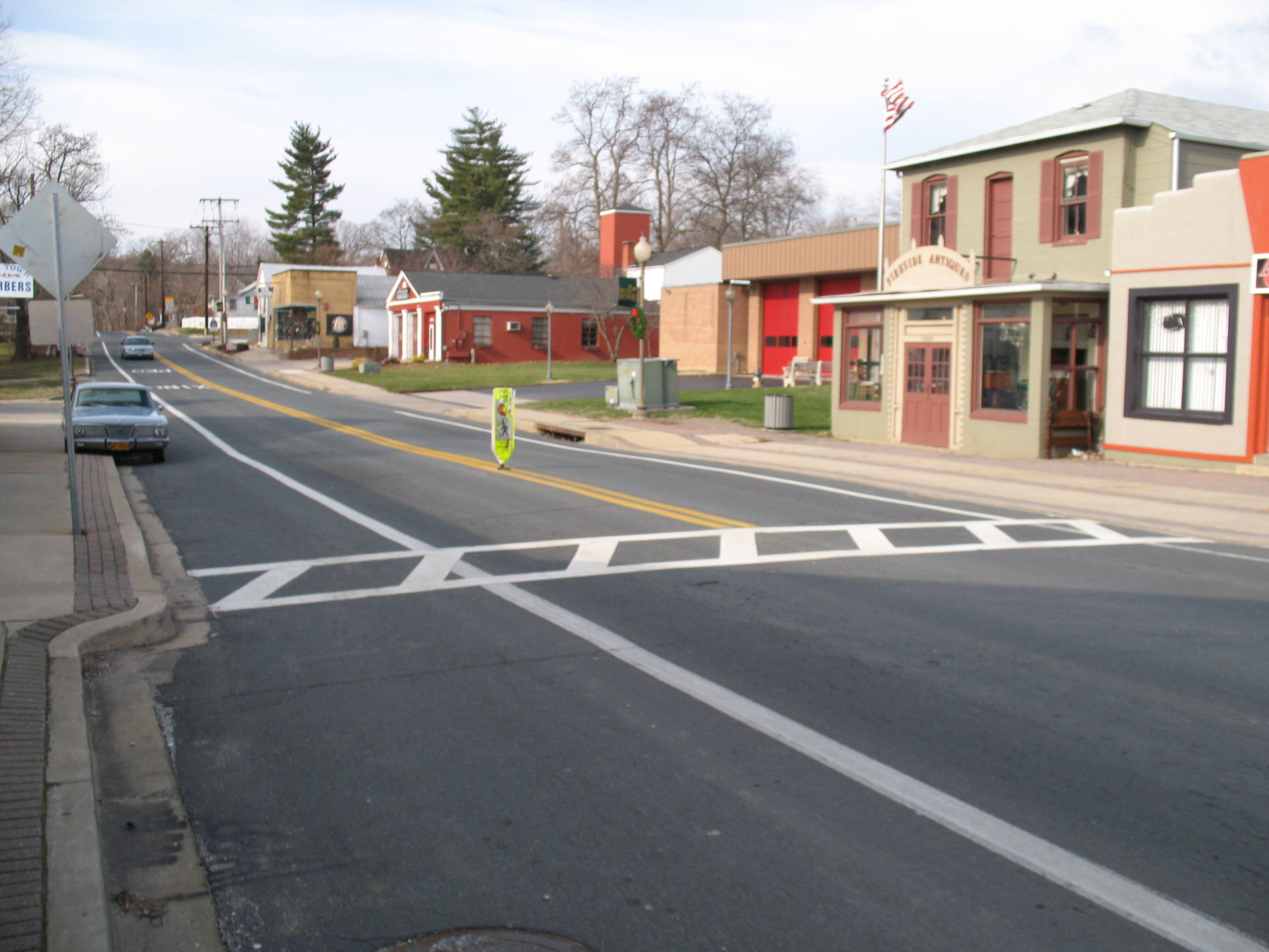 MD 564 at Chapel Avenue, old Bowie, Maryland