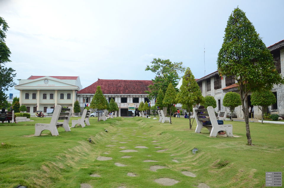 Plaza of Argao in Cebu province, the Philippines. Notable build…