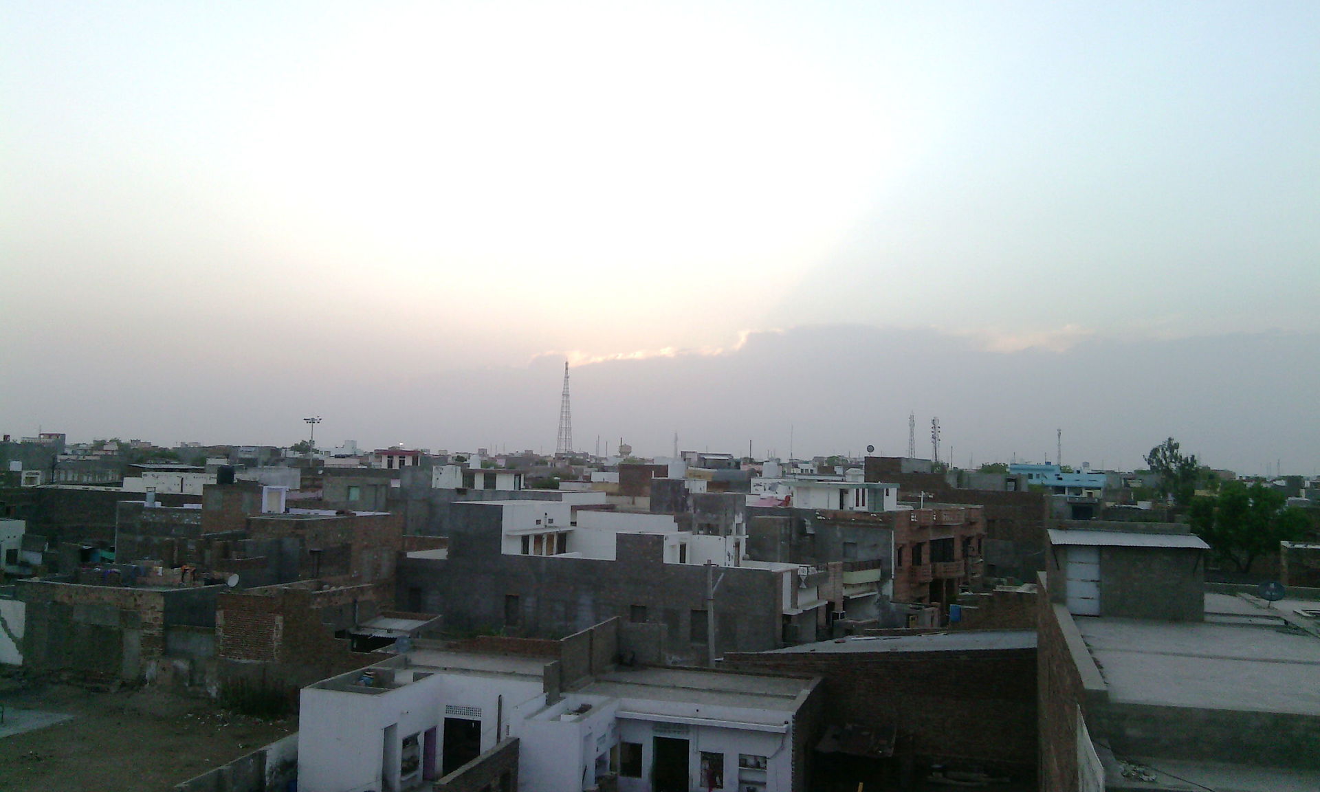 बालोतरा आद्योगिक क्षैत्र की दिशा में शहर की तस्वीर