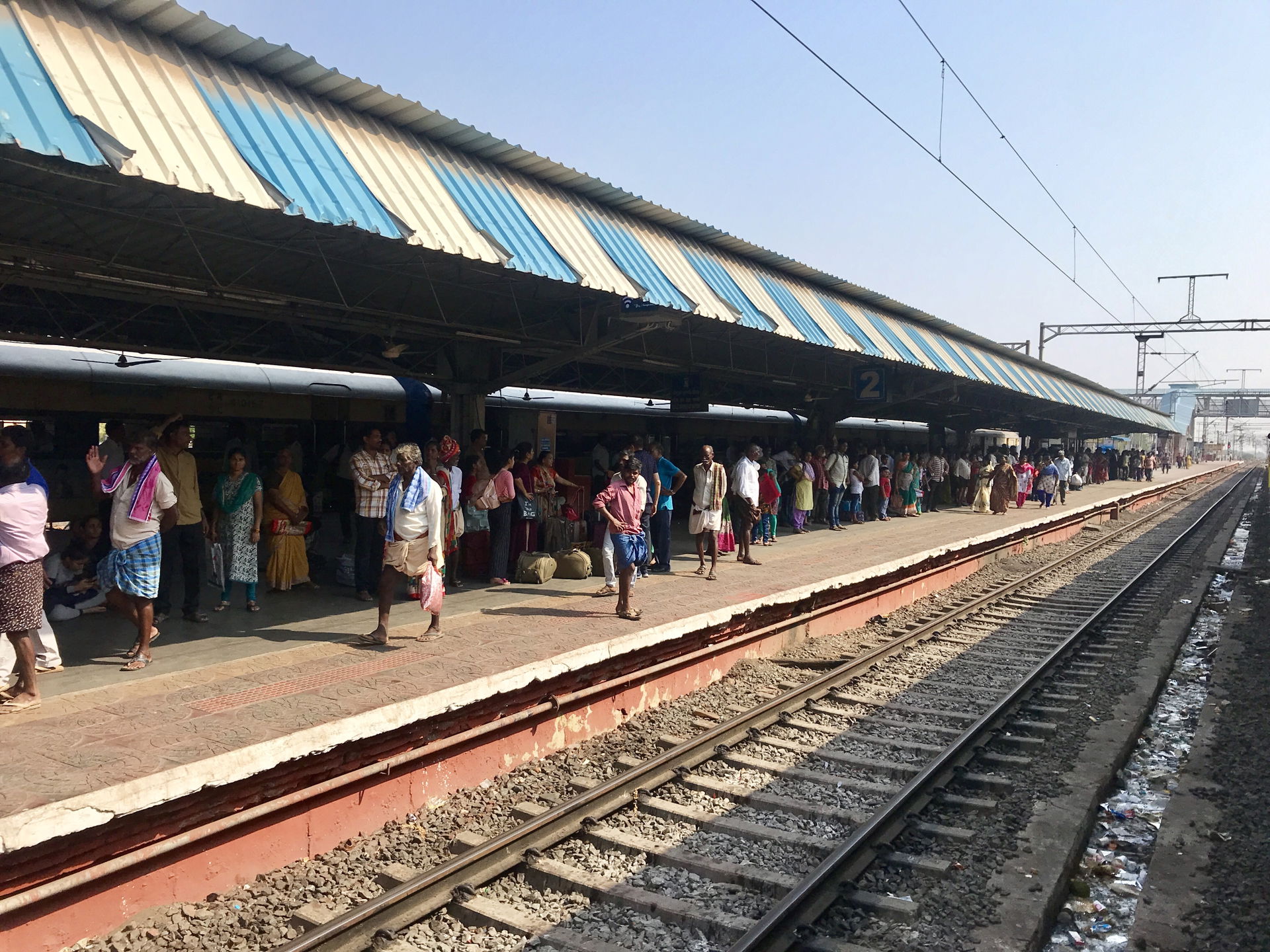 Gudur railway station board