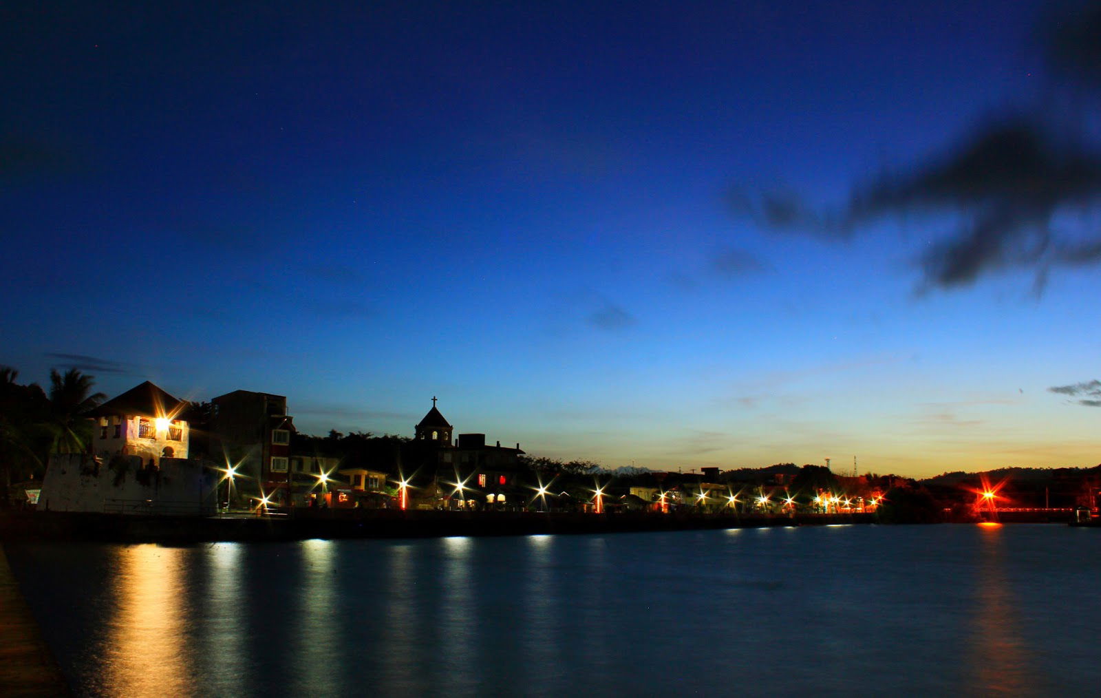 Nava Boulevard, or Muralla in Gumaca, Quezon. Landmarks visible…