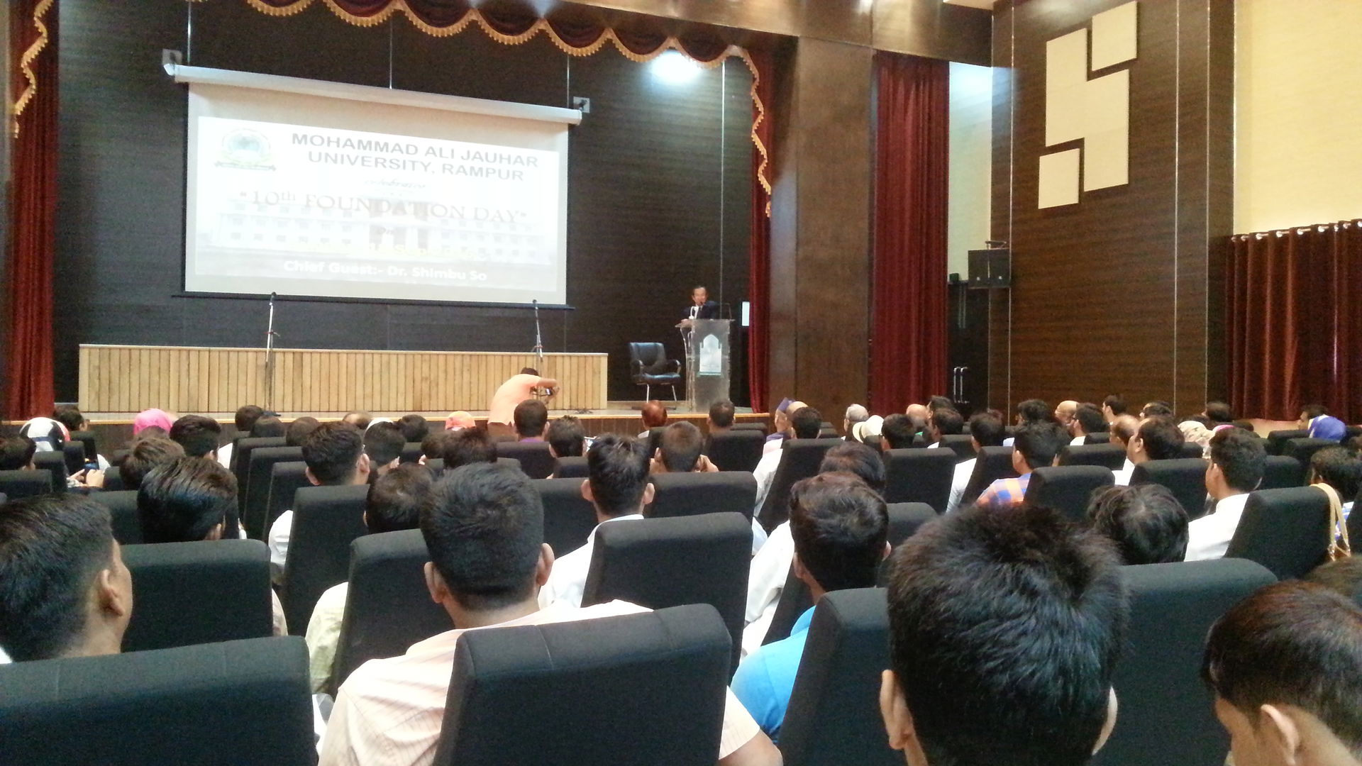 Auditorium of university in ratangarh