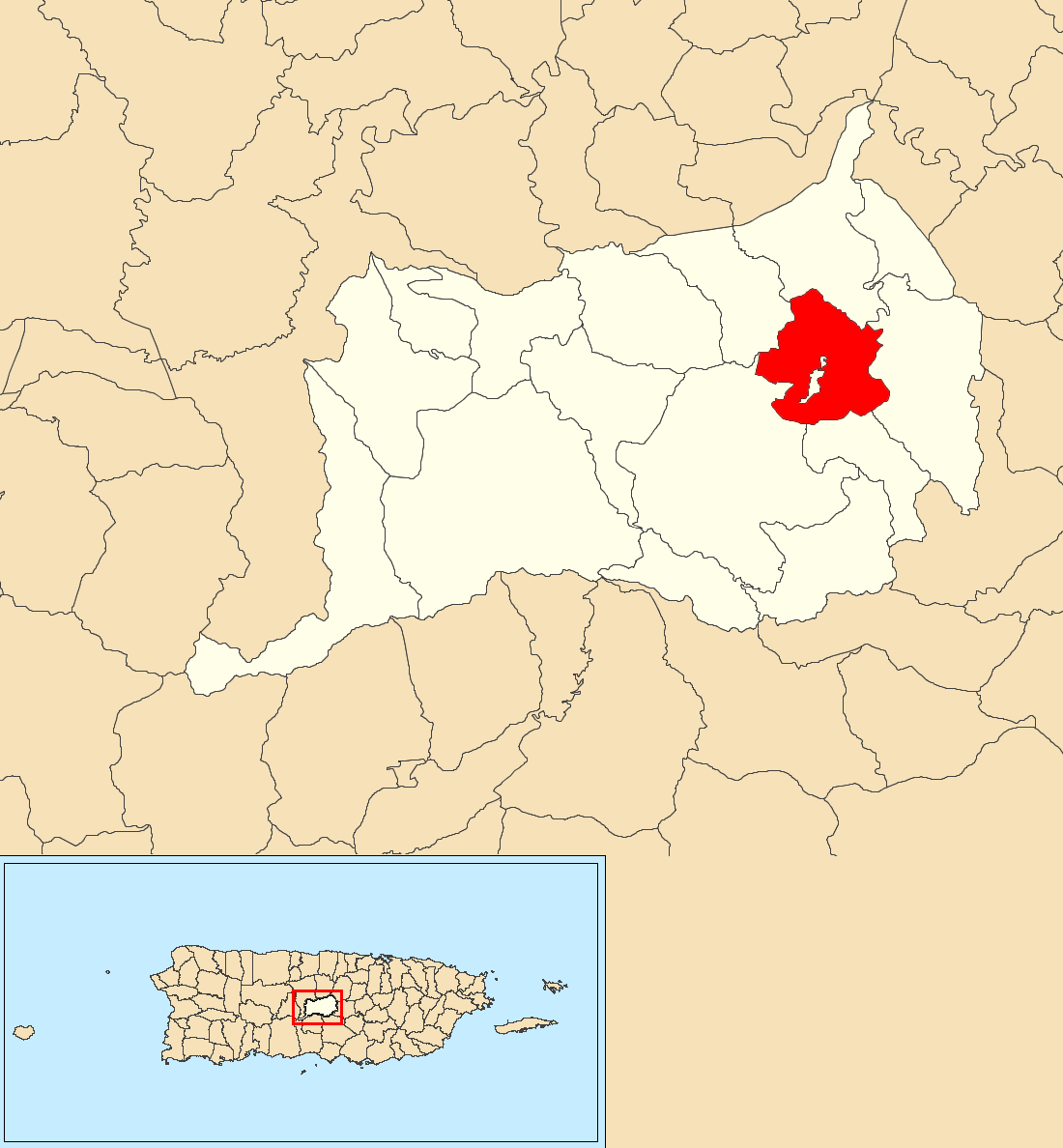 Orocovis, Orocovis, Puerto Rico locator map