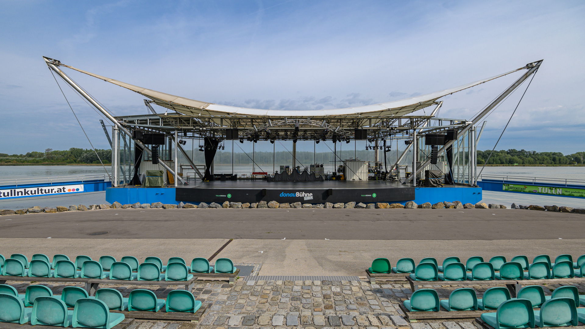 Numerous cultural events take place on the Danube stage in summ…
