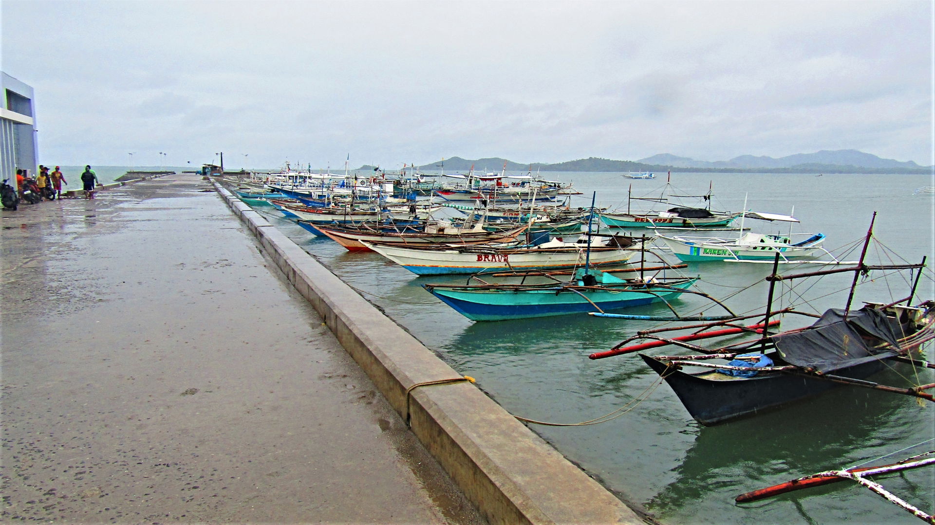 Boats parked at Bancal Port in the town of Carles,[1] Iloilo, P…