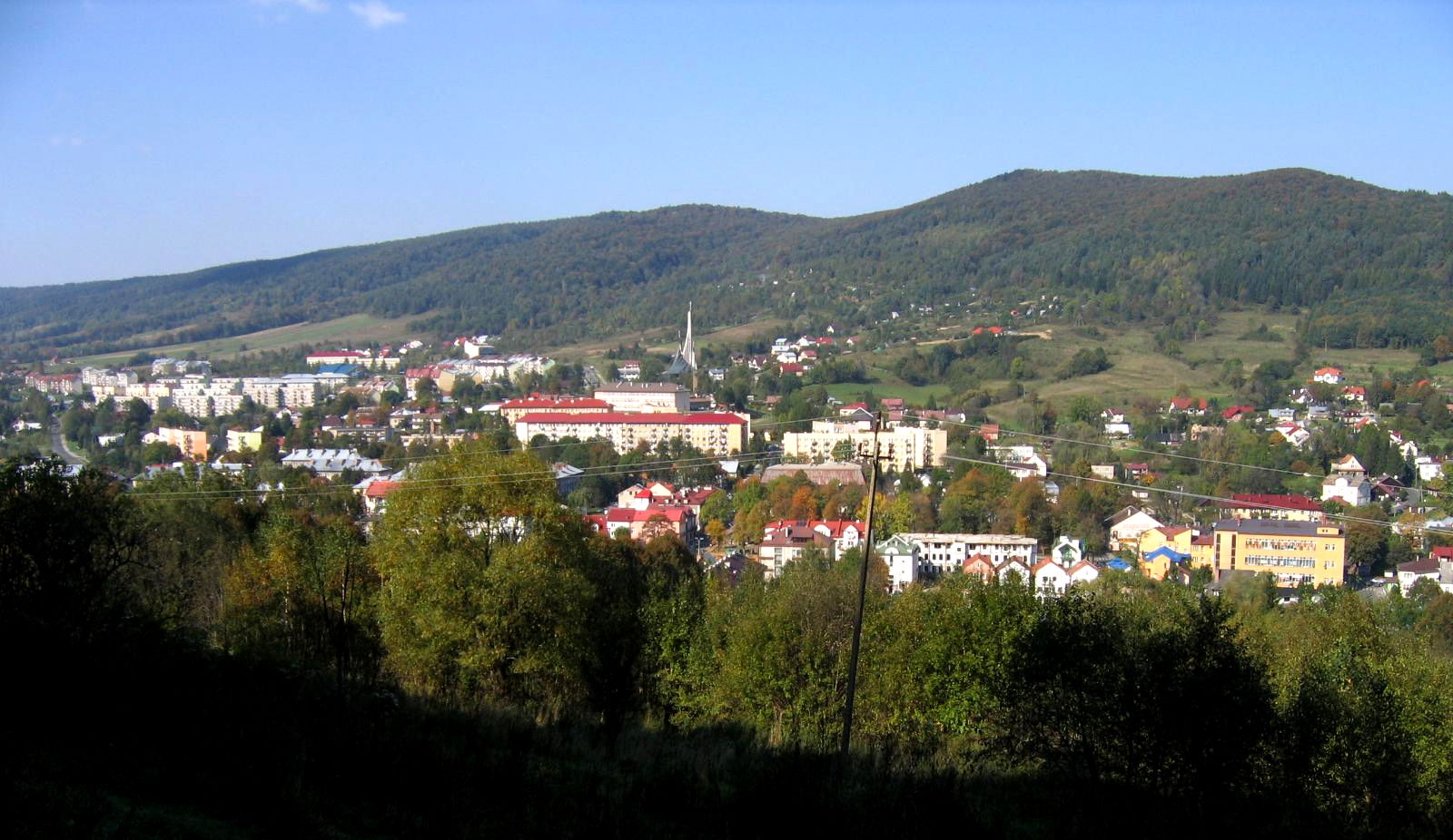 Ustrzyki Dolne - widok ogólny