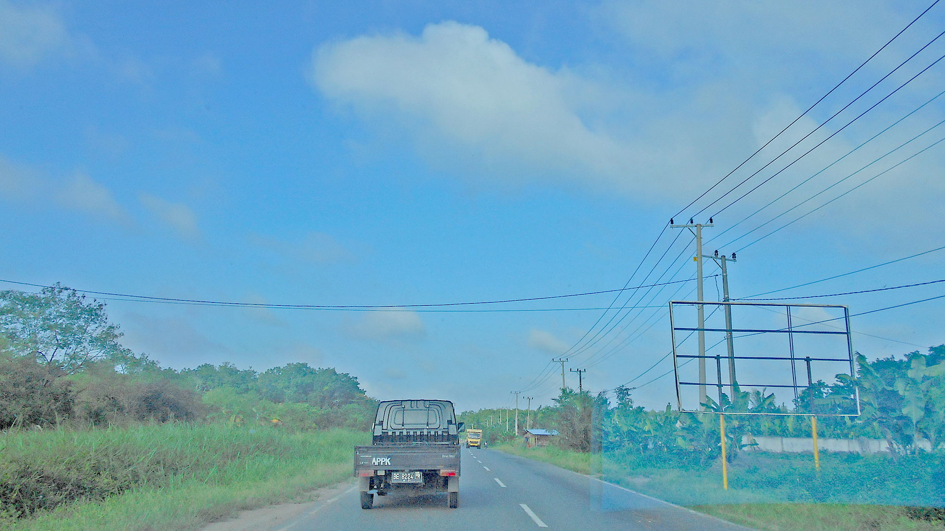 Jalan Nasional 42 in Regency of Muara Enim, South Sumatra