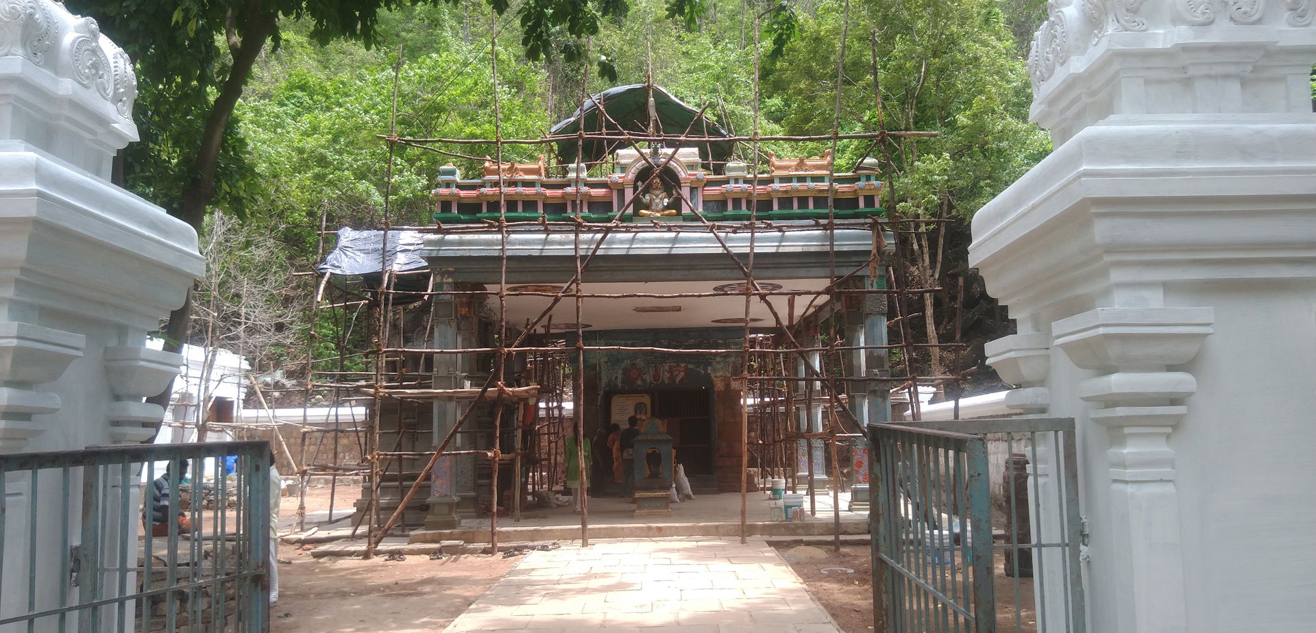 Karanja Narasimha Temple at Ahobilam. It is located near upper …