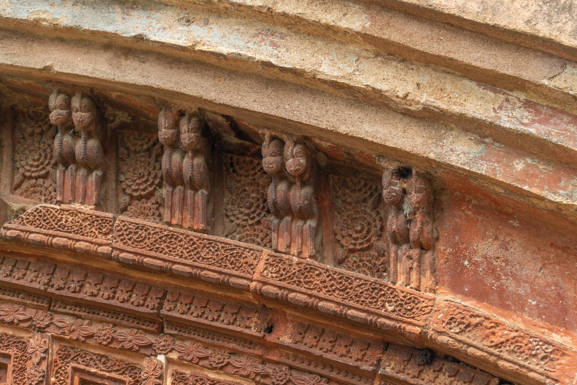 Terracotta panel - Damodar Temple - Siuri